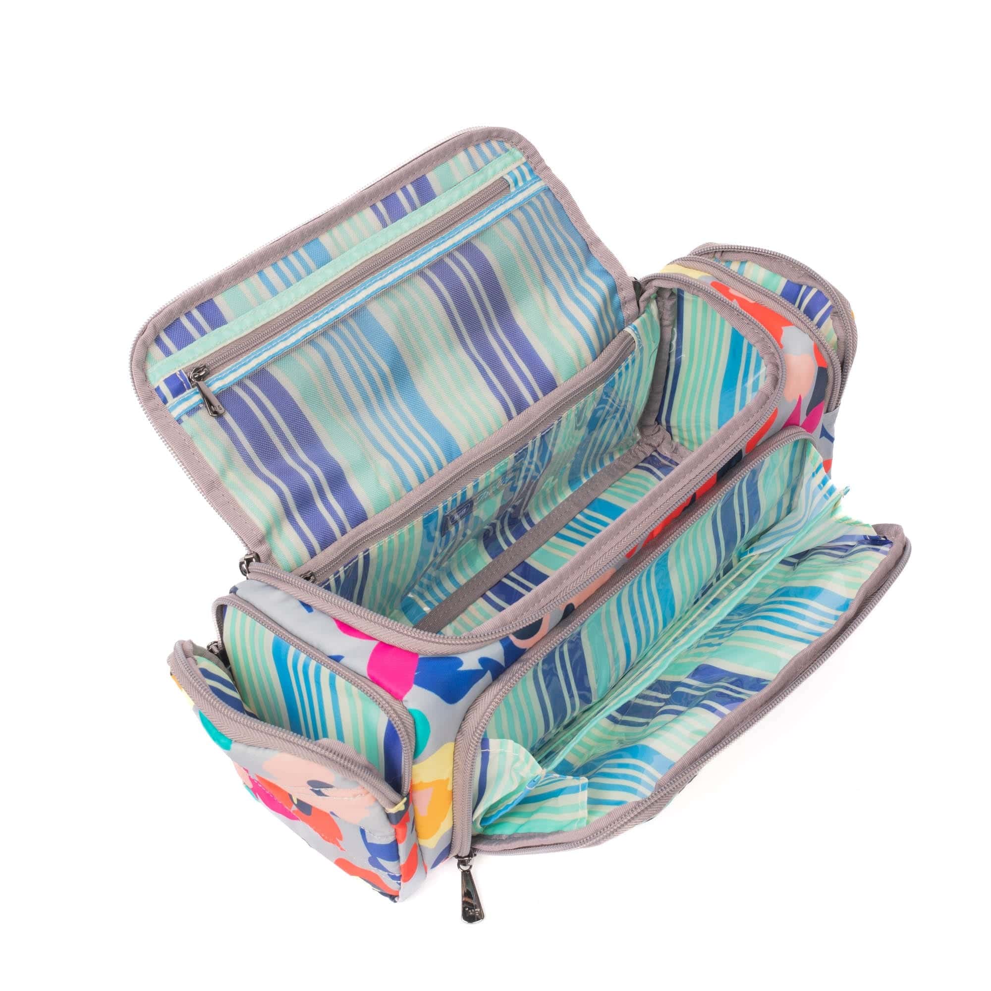 Trolley Cosmetic Case - WILDFLOWER MULTI - Trolley_WildflowerMulti_06