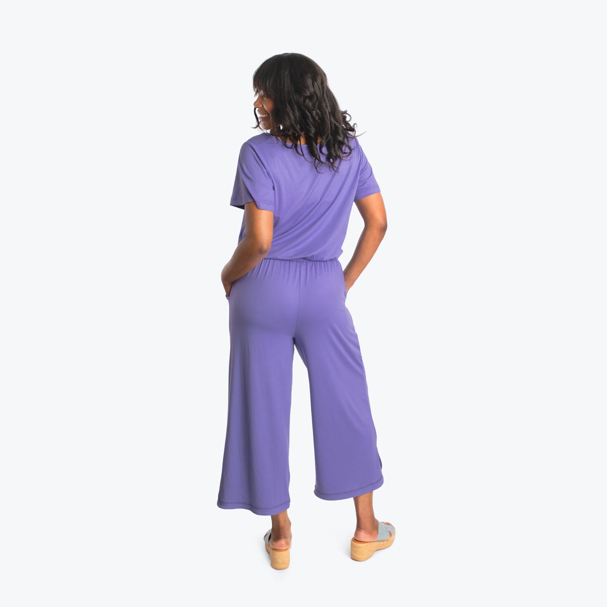 Trotter Brushed Jersey Jumpsuit - AMETHYST PURPLE - TrotterJumpsuit_AmethystPurple_02