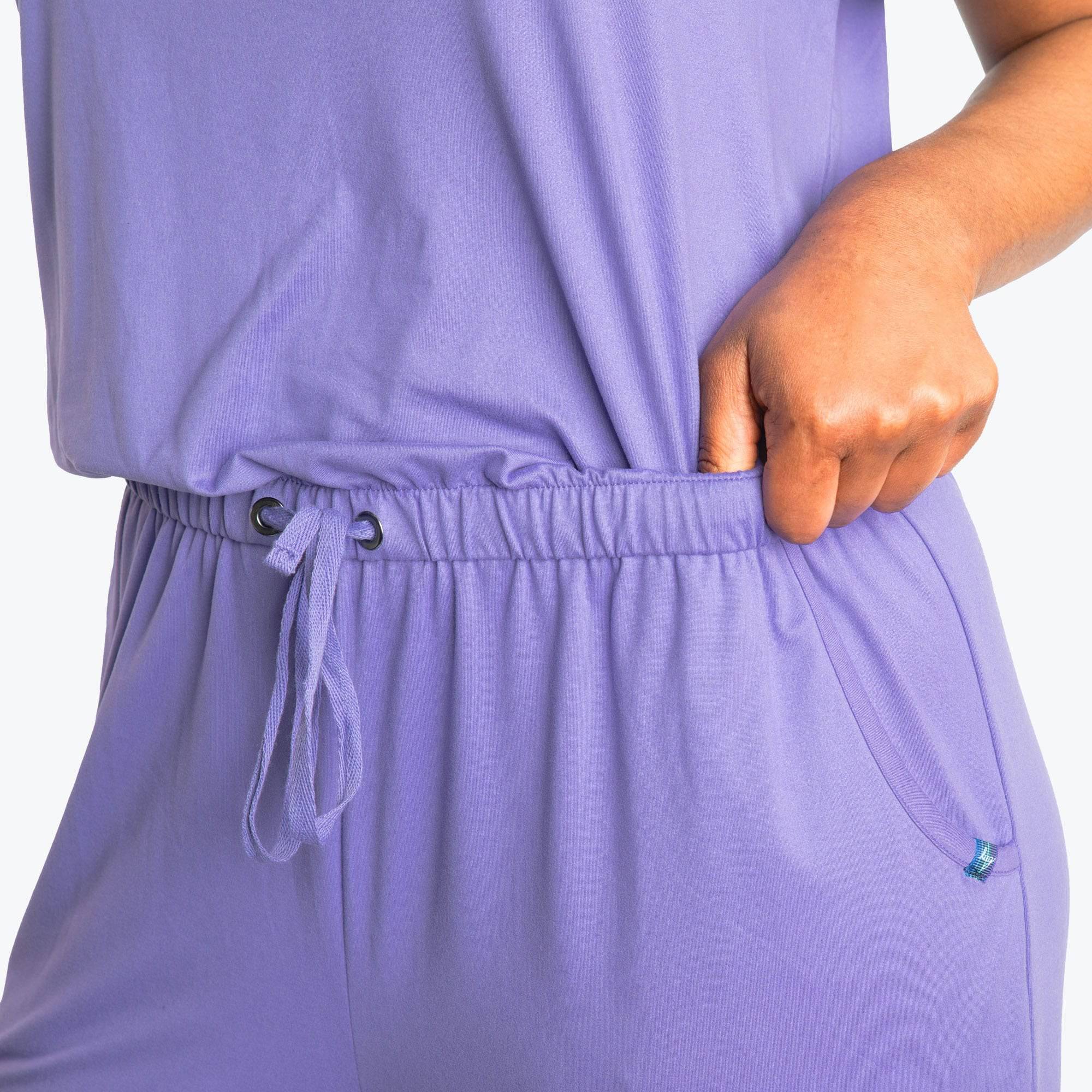 Trotter Brushed Jersey Jumpsuit - AMETHYST PURPLE - TrotterJumpsuit_AmethystPurple_04