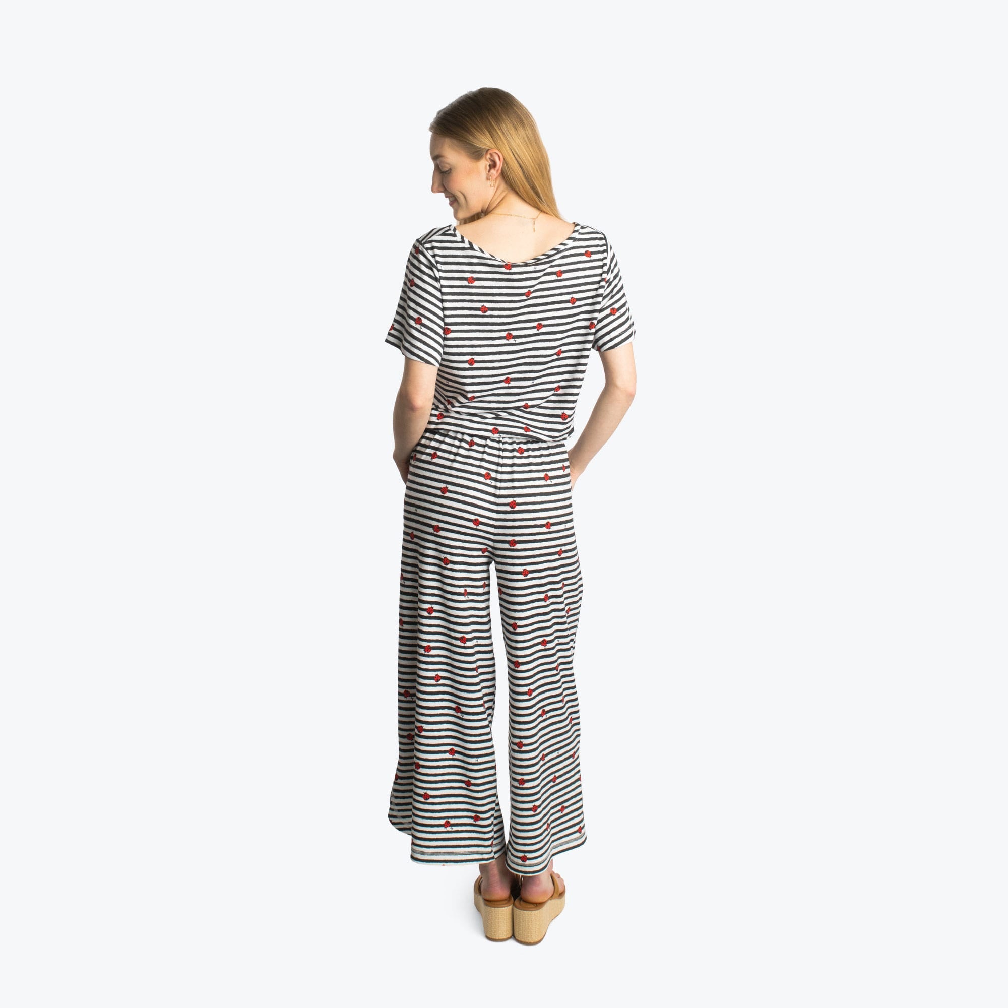 Trotter Brushed Jersey Jumpsuit - LADYBUG LANE - TrotterJumpsuit_LadybugLane_02