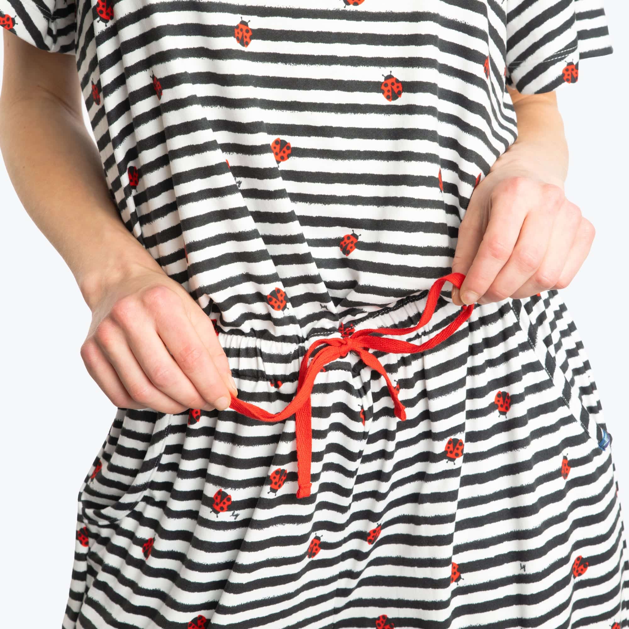 Trotter Brushed Jersey Jumpsuit - LADYBUG LANE - TrotterJumpsuit_LadybugLane_03