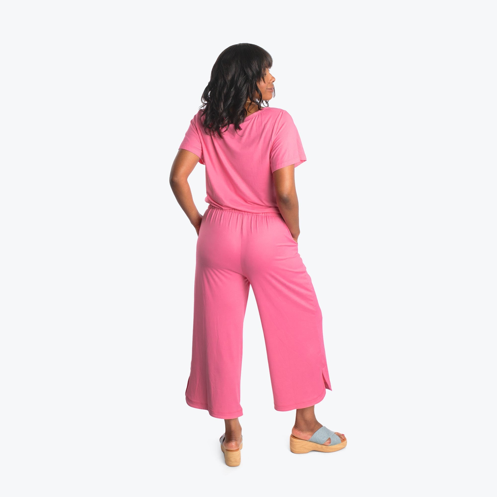 Trotter Brushed Jersey Jumpsuit - PINK TOURMALINE - TrotterJumpsuit_PinkTourmaline_02