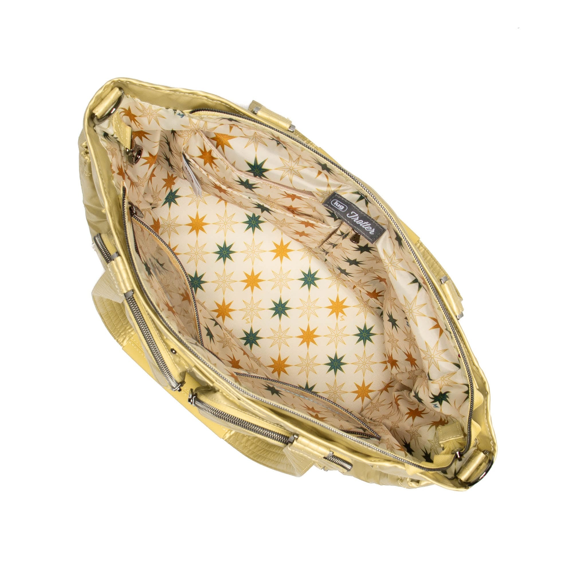 Trotter Tote Bag - METALLIC GOLD - Trotter_MetallicGold_05