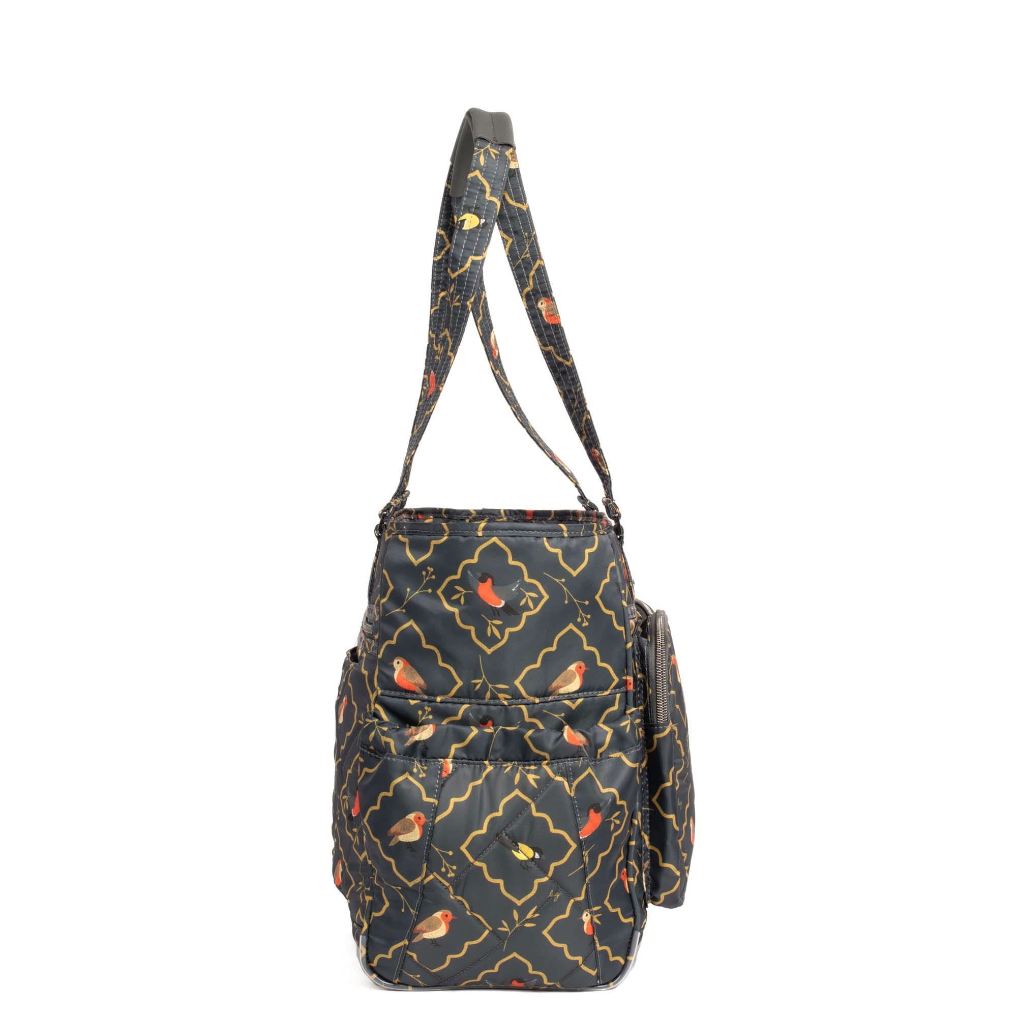 Trotter Tote Bag - SONGBIRDS GREY - Trotter_SongbirdsGrey_03