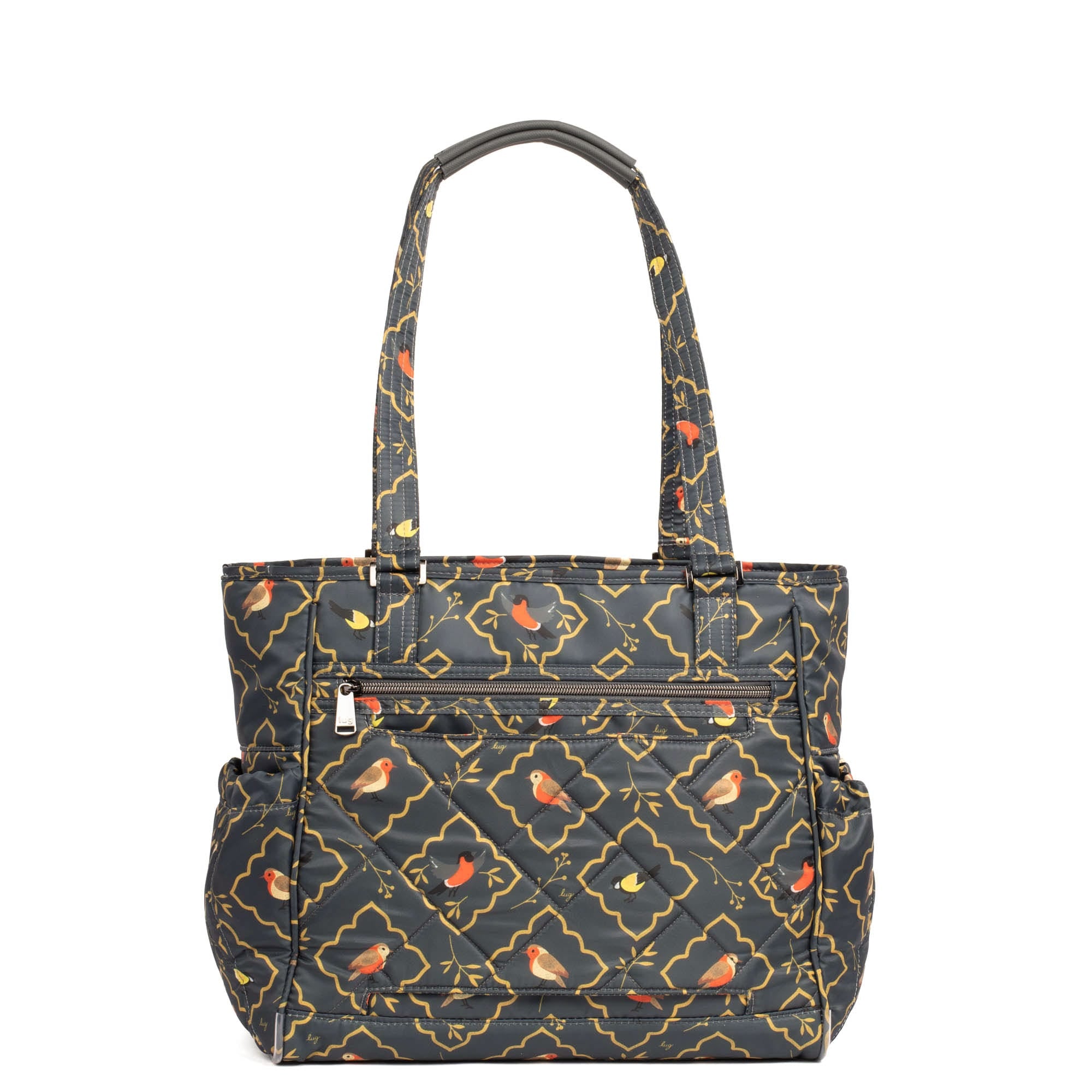 Trotter Tote Bag - SONGBIRDS GREY - Trotter_SongbirdsGrey_04