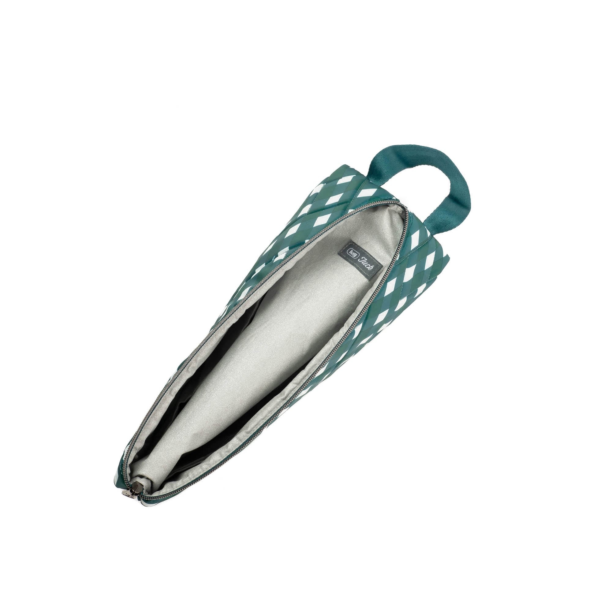 Tuck Hot Styling Tool Case - GINGHAM EVERGREEN - Tuck_GinghamEvergreen_03