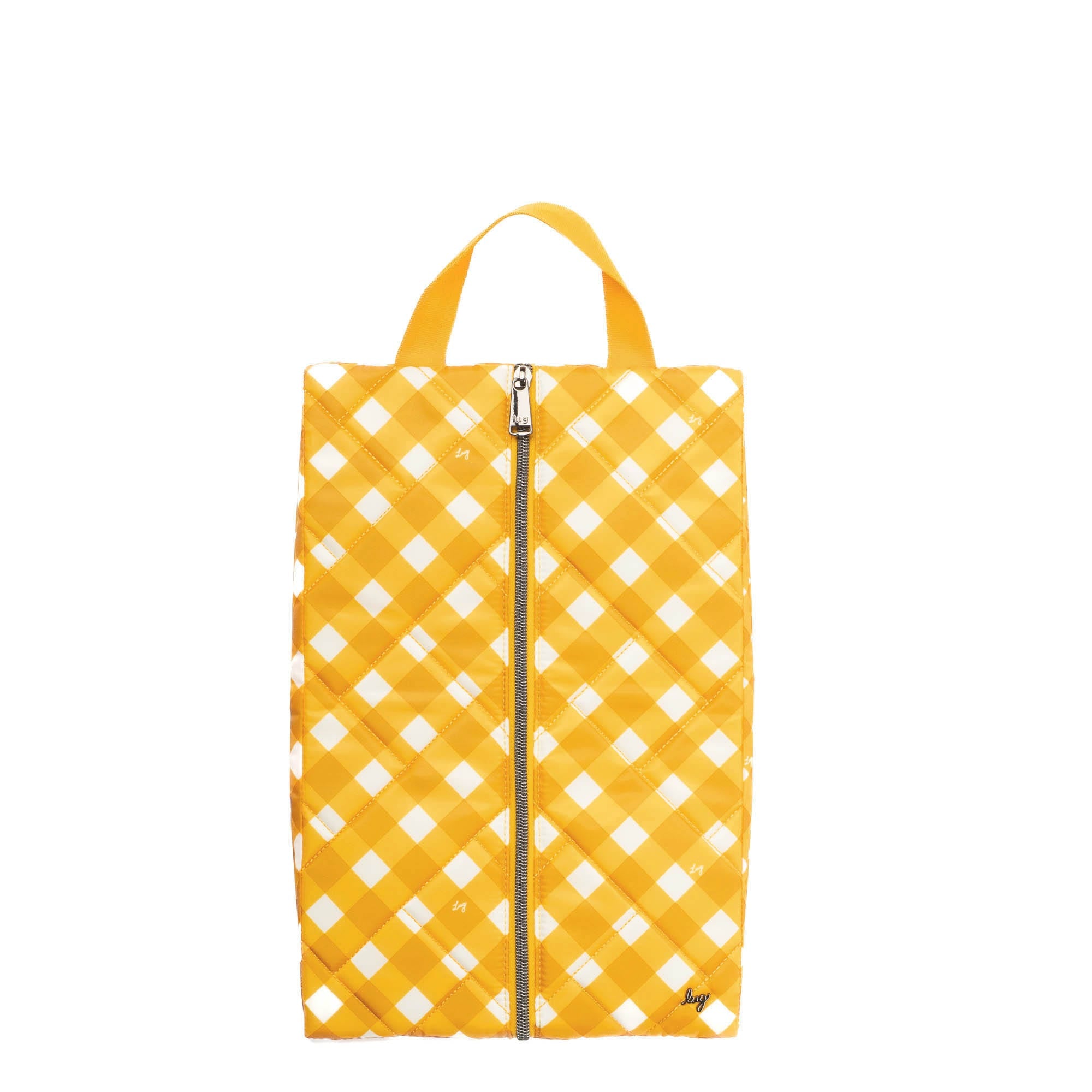 Tuck Hot Styling Tool Case - GINGHAM MUSTARD - Tuck_GinghamMustard_01