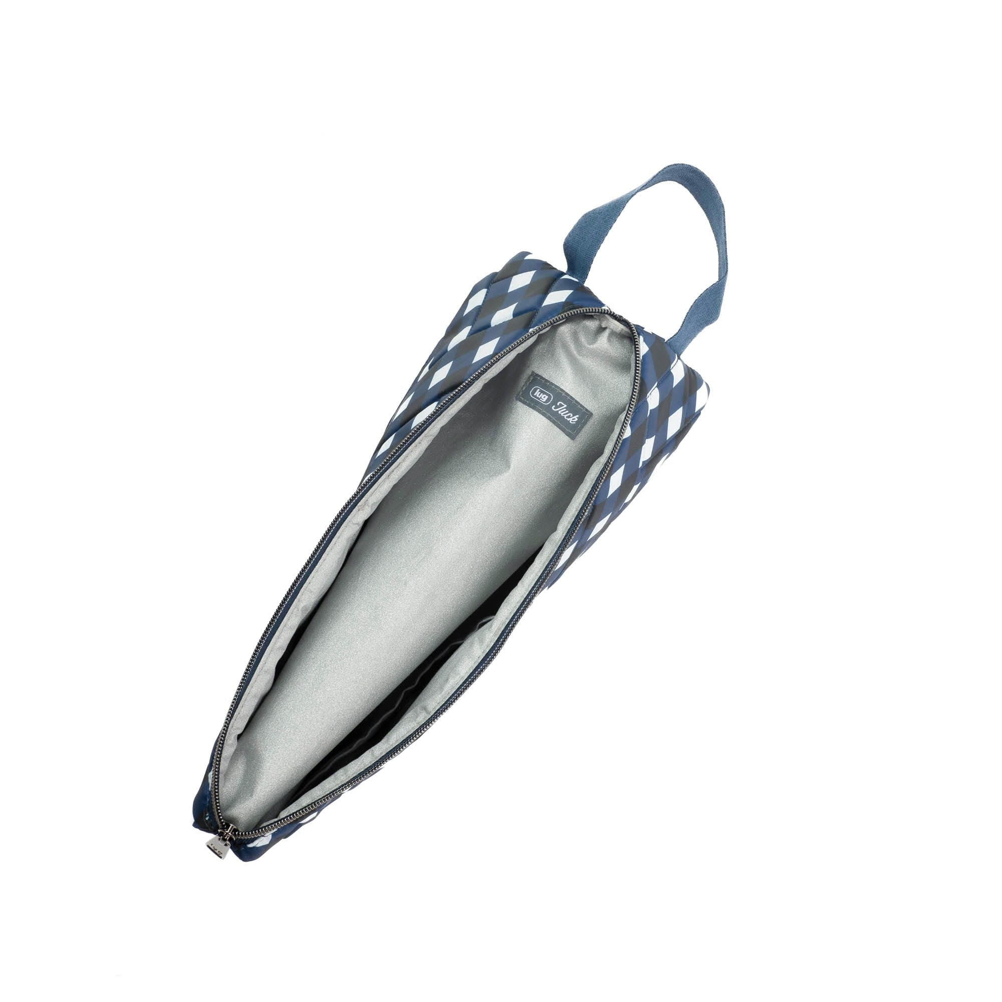 Tuck Hot Styling Tool Case - GINGHAM NAVY - Tuck_GinghamNavy_03