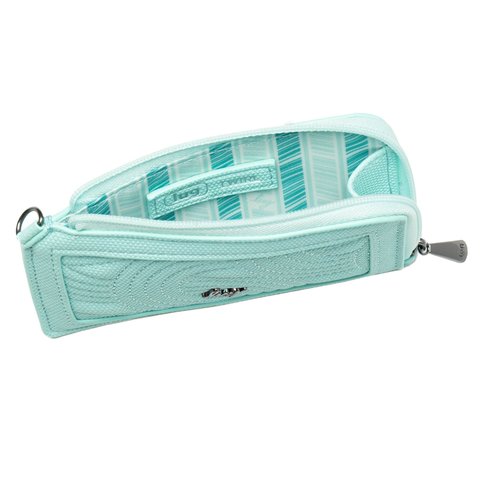 Twirl Matte Luxe VL RFID Wristlet Wallet - AQUAMARINE BLUE - Twirl_MatteLuxe_AquamarineBlue_04