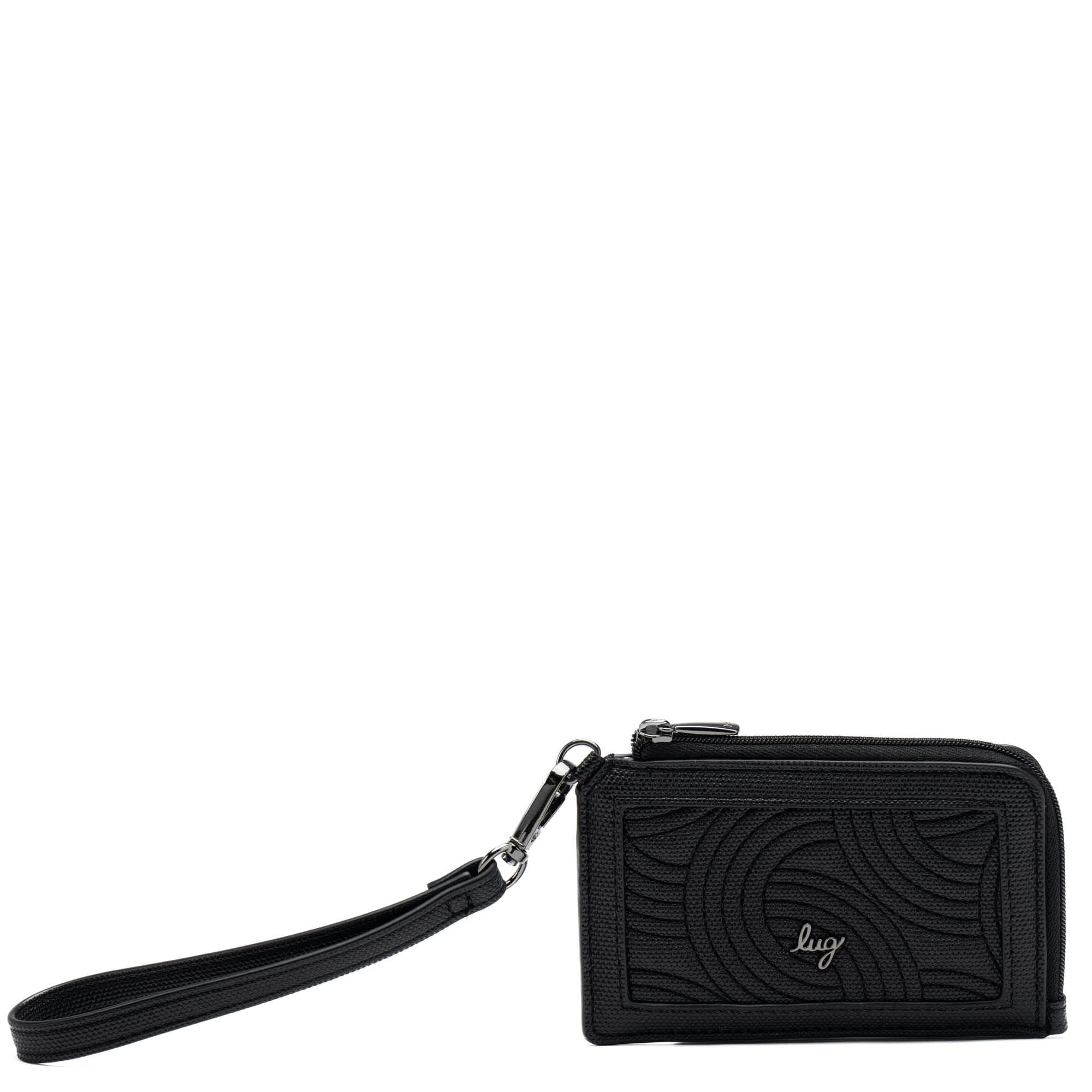 Twirl Matte Luxe VL RFID Wristlet Wallet - BLACK ONYX - Twirl_MatteLuxe_BlackOnyx_01