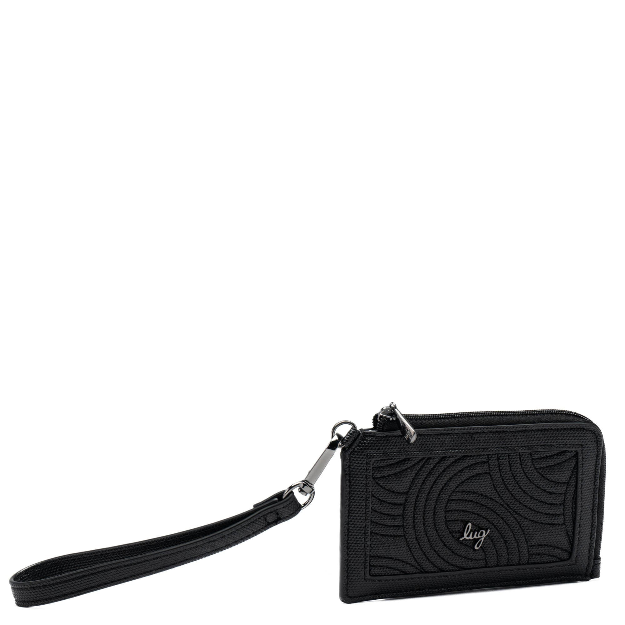 Twirl Matte Luxe VL RFID Wristlet Wallet - BLACK ONYX - Twirl_MatteLuxe_BlackOnyx_02