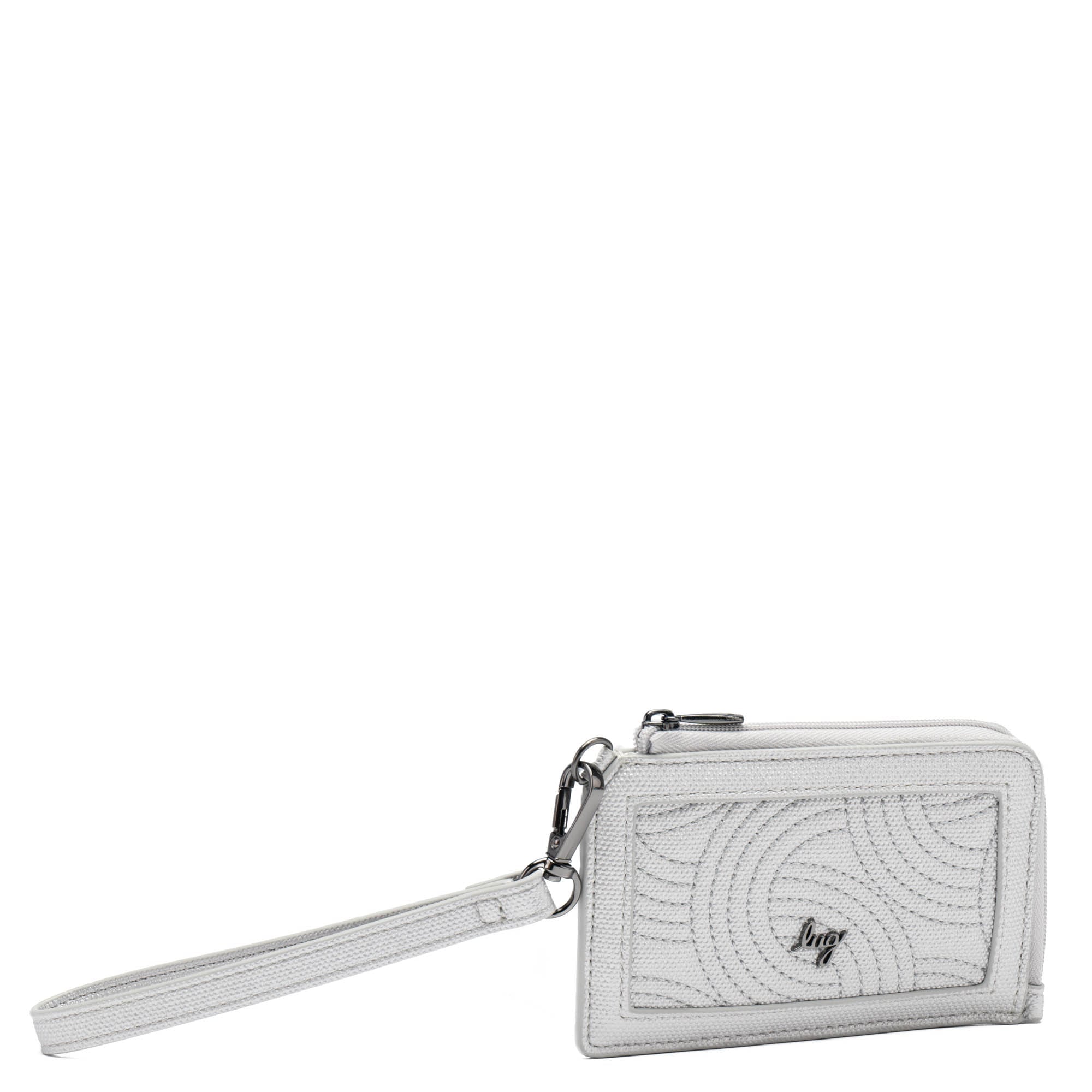 Twirl Matte Luxe VL RFID Wristlet Wallet - DIAMOND SILVER - Twirl_MatteLuxe_DiamondSilver_02