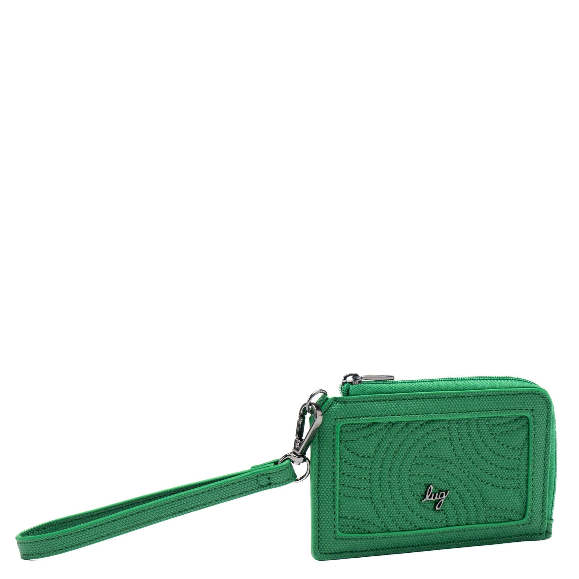 Twirl Matte Luxe VL RFID Wristlet Wallet - EMERALD GREEN - Twirl_MatteLuxe_EmeraldGreen_02