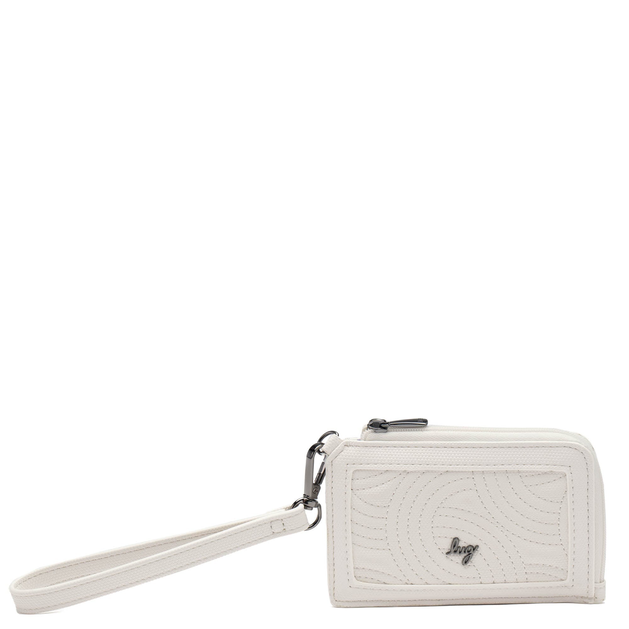 Twirl Matte Luxe VL RFID Wristlet Wallet - PEARL WHITE - Twirl_MatteLuxe_PearlWhite_01