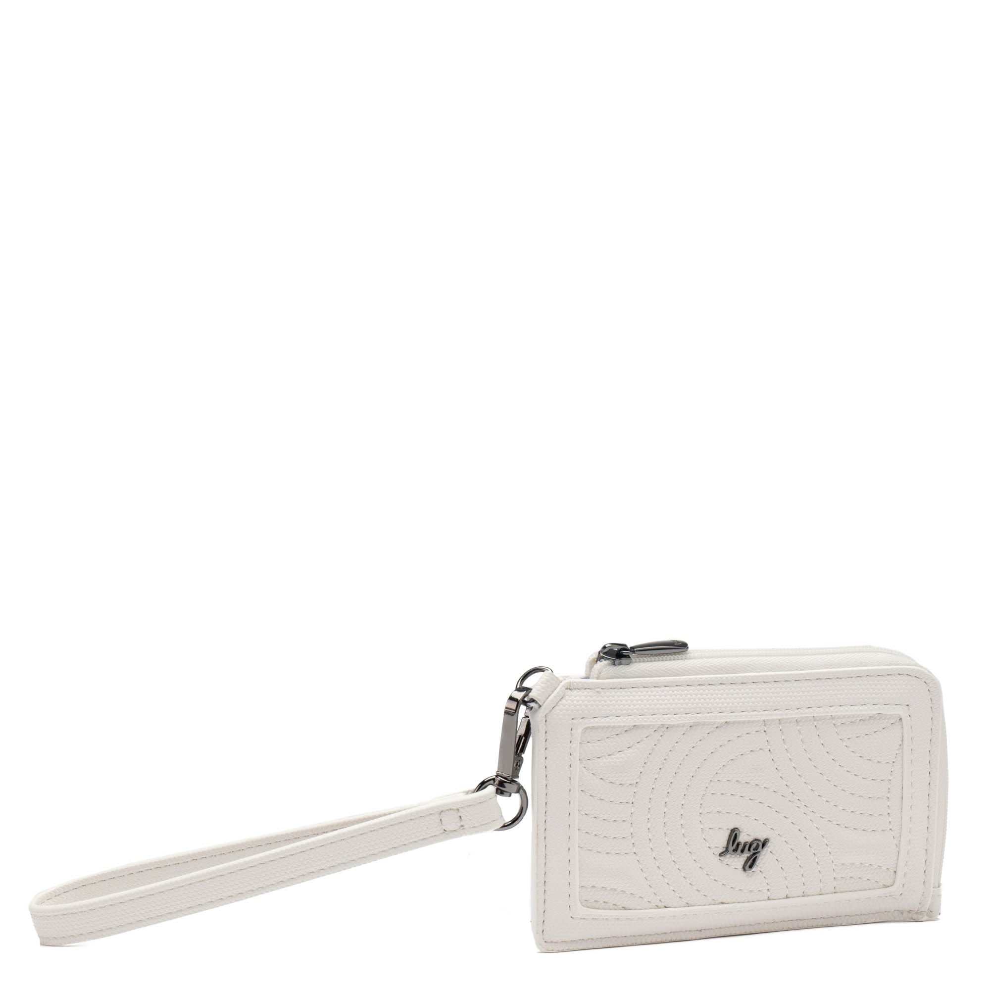 Twirl Matte Luxe VL RFID Wristlet Wallet - PEARL WHITE - Twirl_MatteLuxe_PearlWhite_02