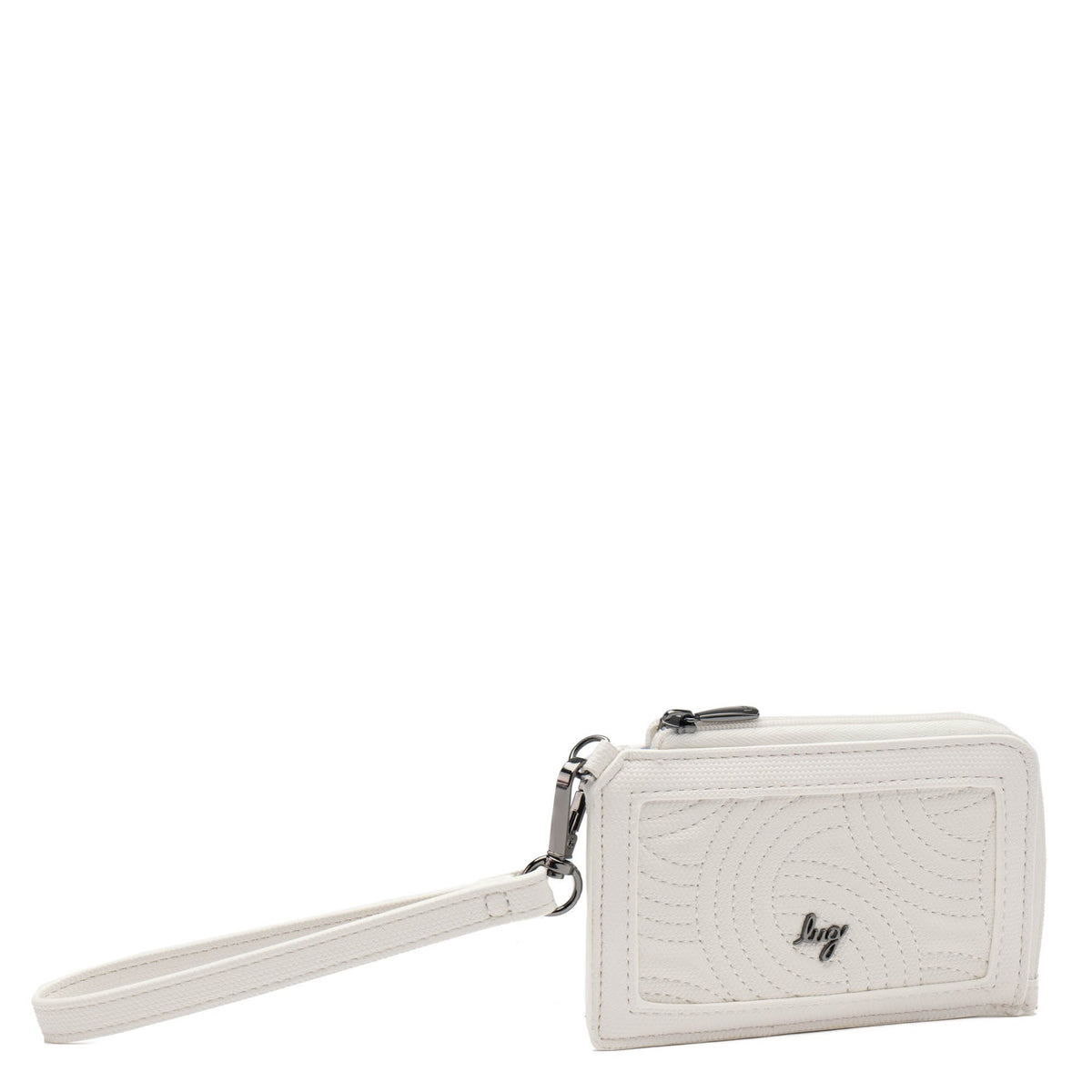 Twirl Matte Luxe VL RFID Wristlet Wallet - PEARL WHITE - Twirl_MatteLuxe_PearlWhite_02