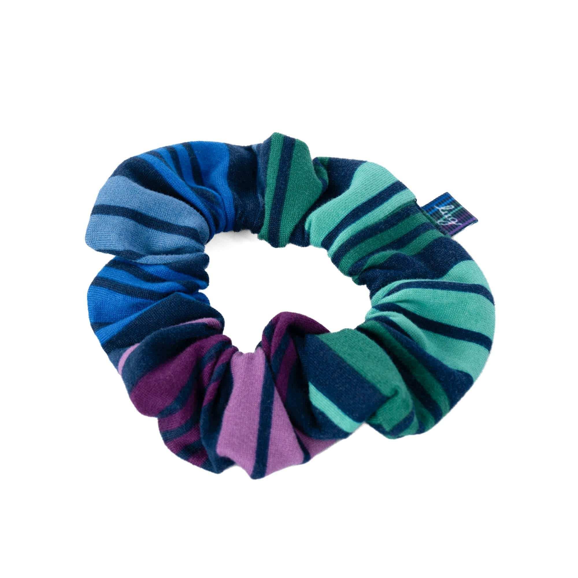 Twisty Scrunchie - LOVE STRIPE MULTI - Twisty_LoveStripeMulti_01