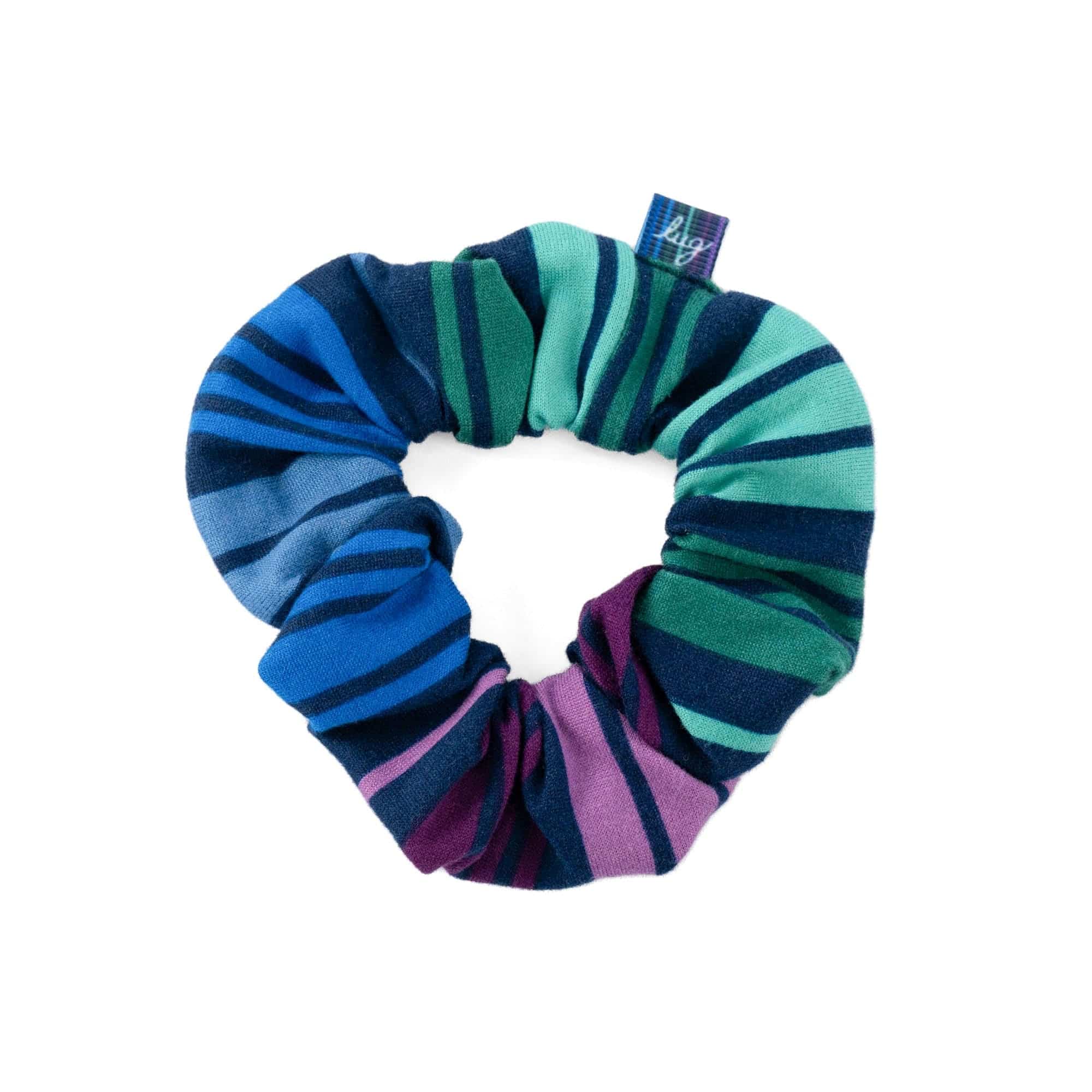 Twisty Scrunchie - LOVE STRIPE MULTI - Twisty_LoveStripeMulti_03