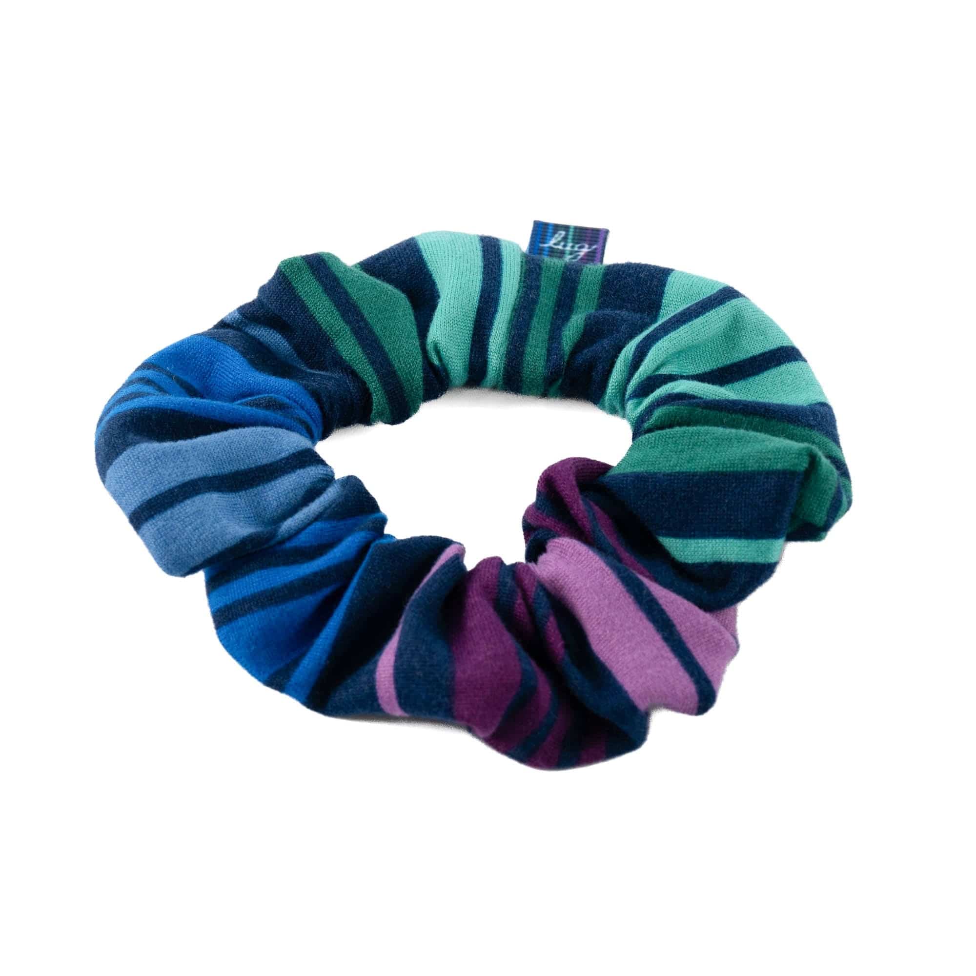 Twisty Scrunchie - LOVE STRIPE MULTI - Twisty_LoveStripeMulti_04