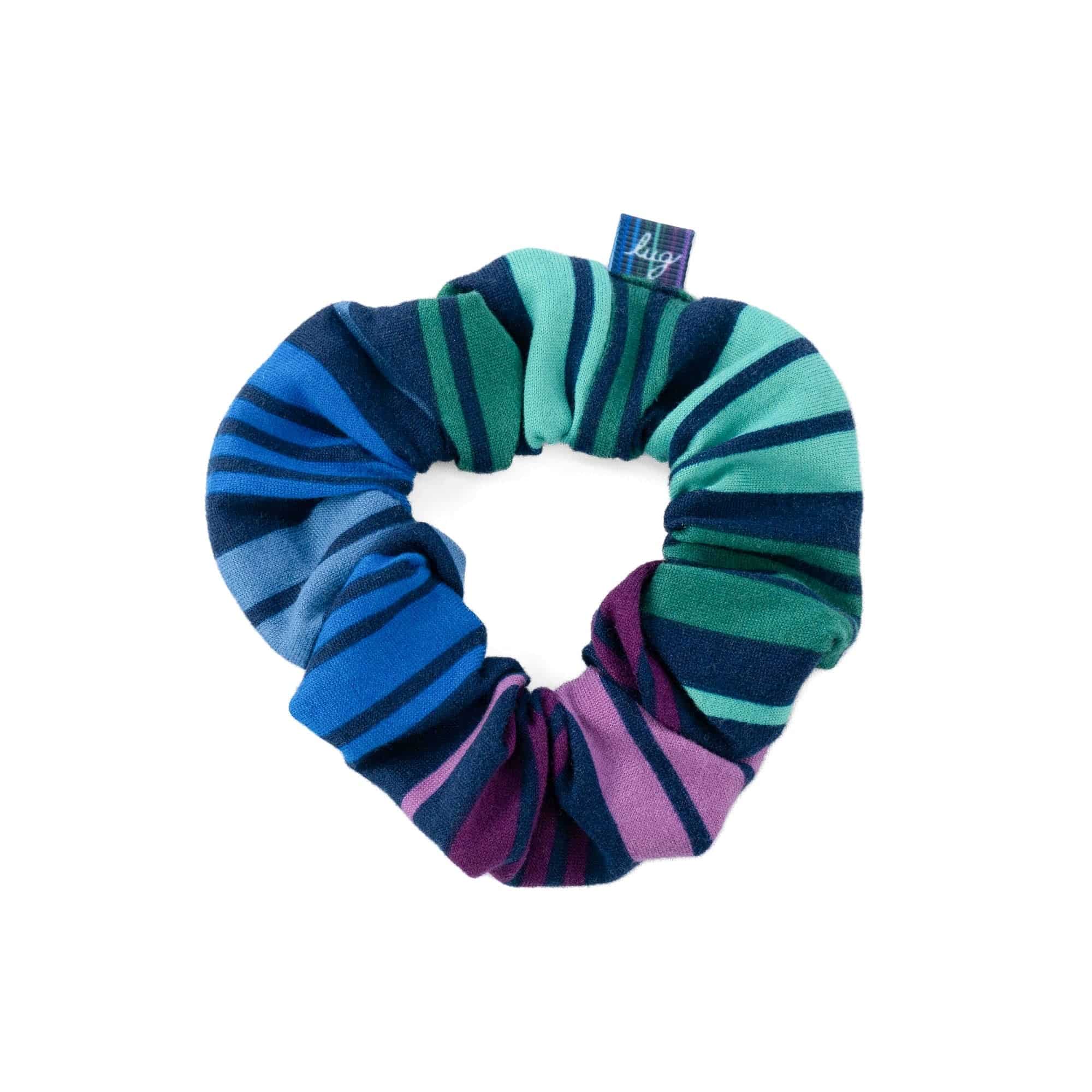 Twisty Scrunchie - LOVE STRIPE MULTI - Twisty_LoveStripeMulti_05