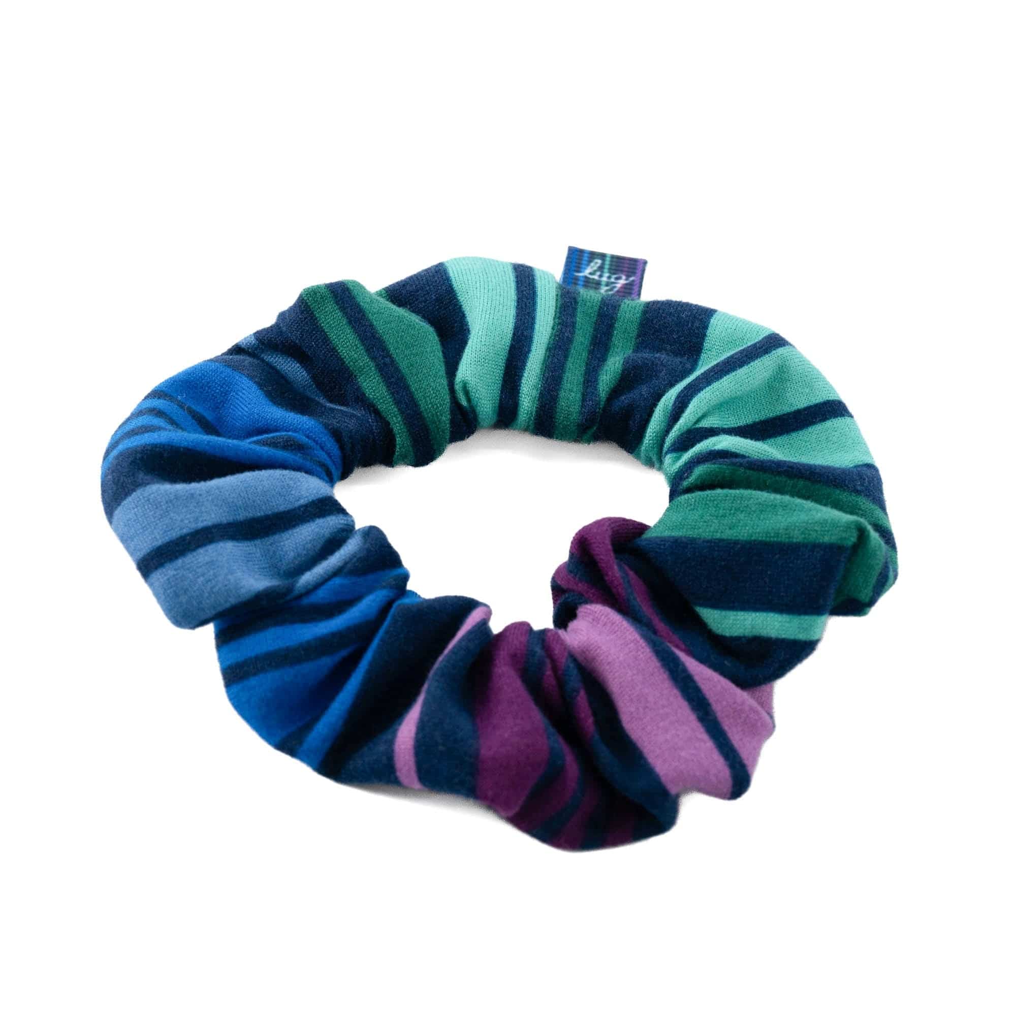 Twisty Scrunchie - LOVE STRIPE MULTI - Twisty_LoveStripeMulti_07
