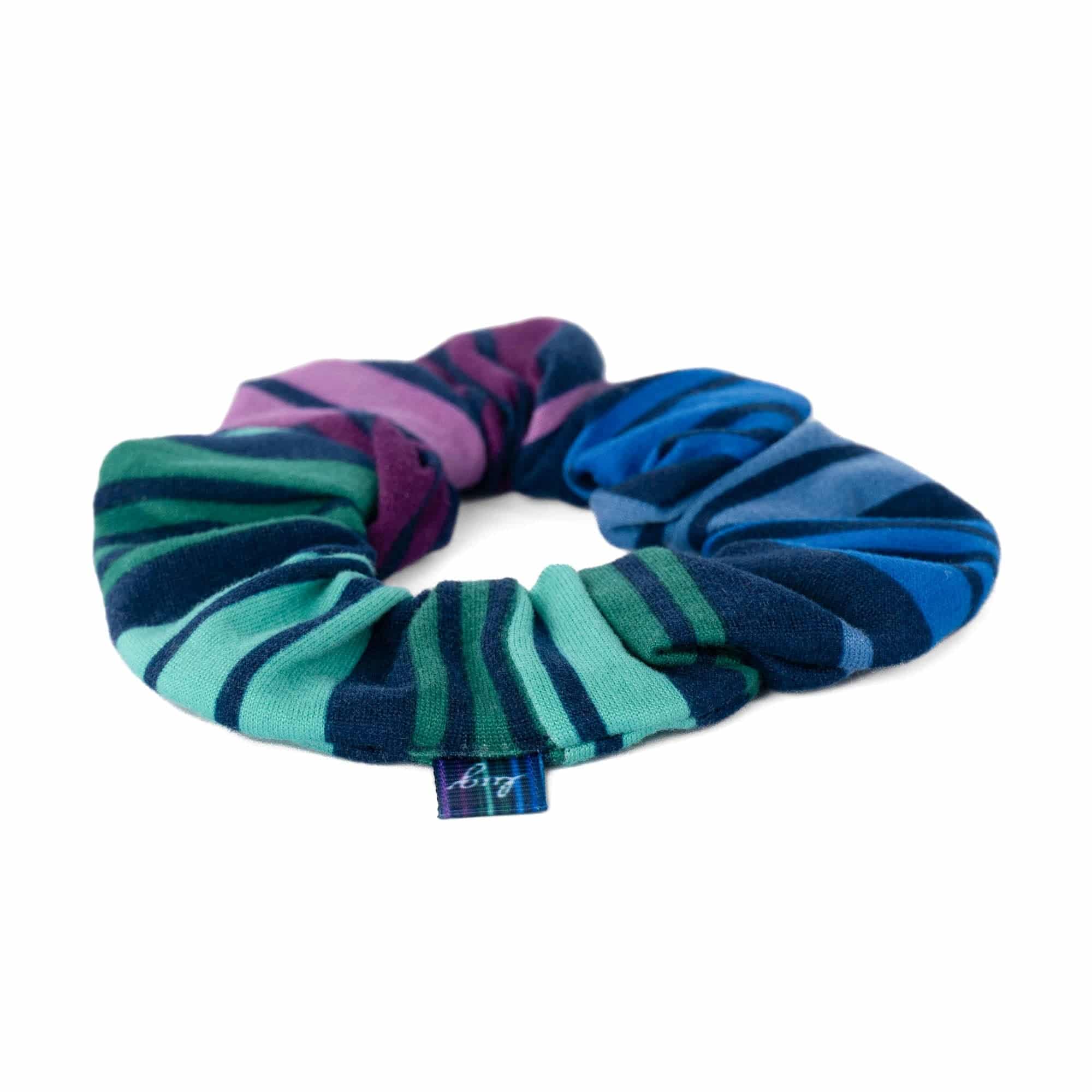 Twisty Scrunchie - LOVE STRIPE MULTI - Twisty_LoveStripeMulti_09