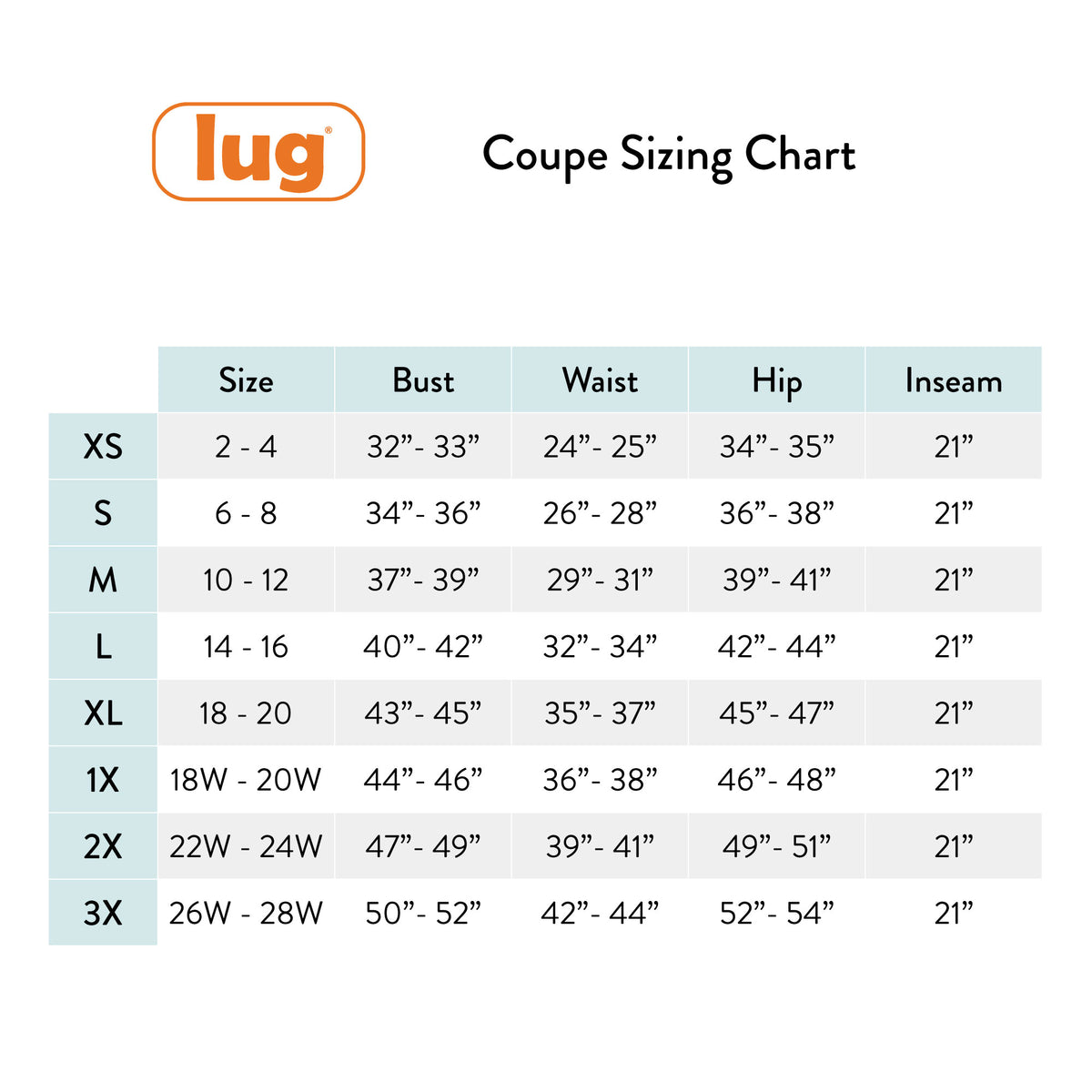 Coupe Wide Leg Pants - - Updated_CoupeBottom_Sizing_Chart_068d20d0-0b30-453c-a7df-c416d84c7f16