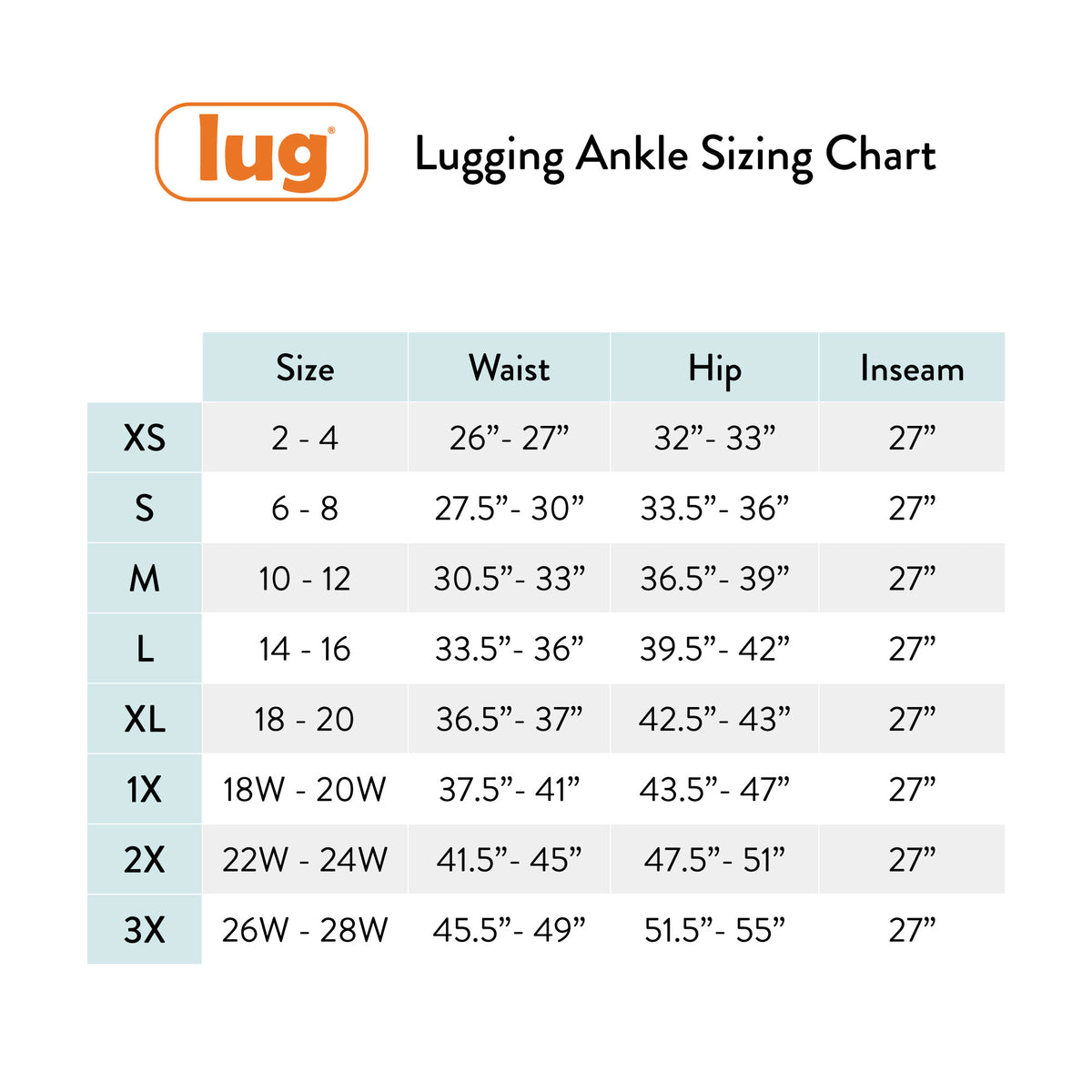 Lugging Ankle Leggings - Prints - - Updated_LuggingAnkle_SizingChart_efe84959-419c-4430-90d6-dbbe58bae86b