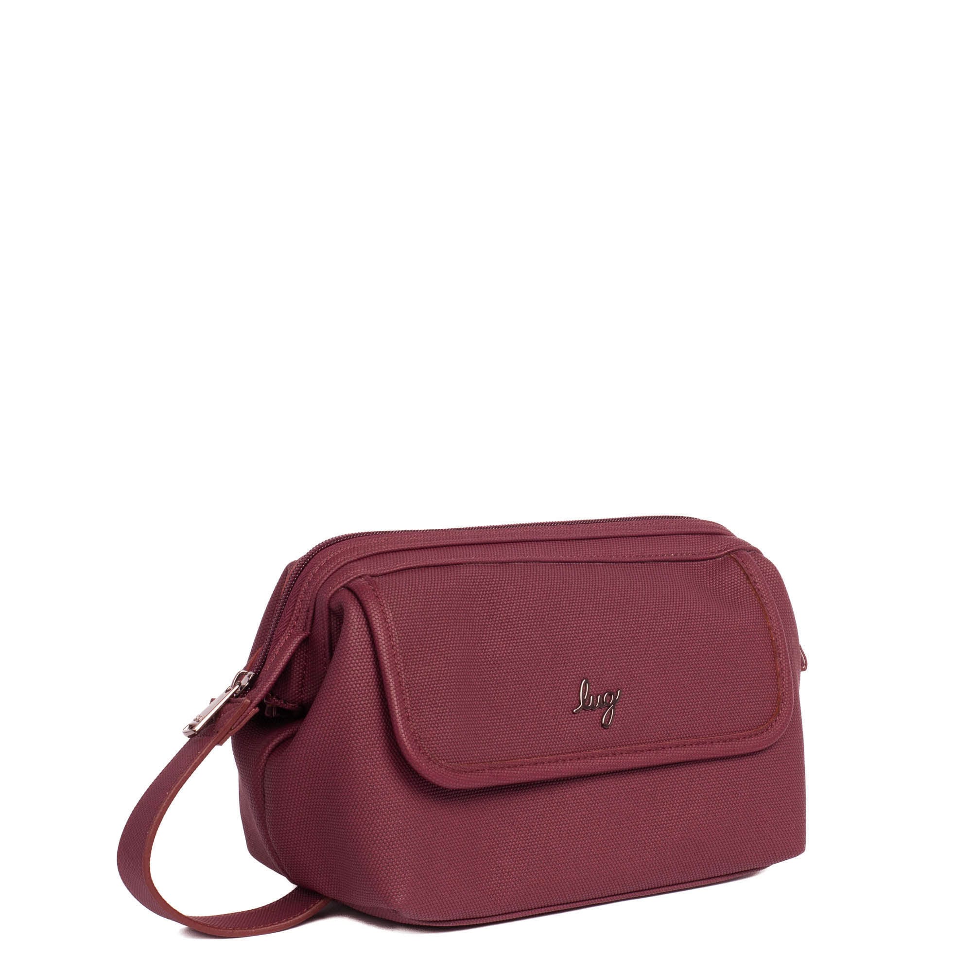 Via Matte Luxe VL Toiletry Case - WINE - ViaMatteLuxeVL_Wine_02