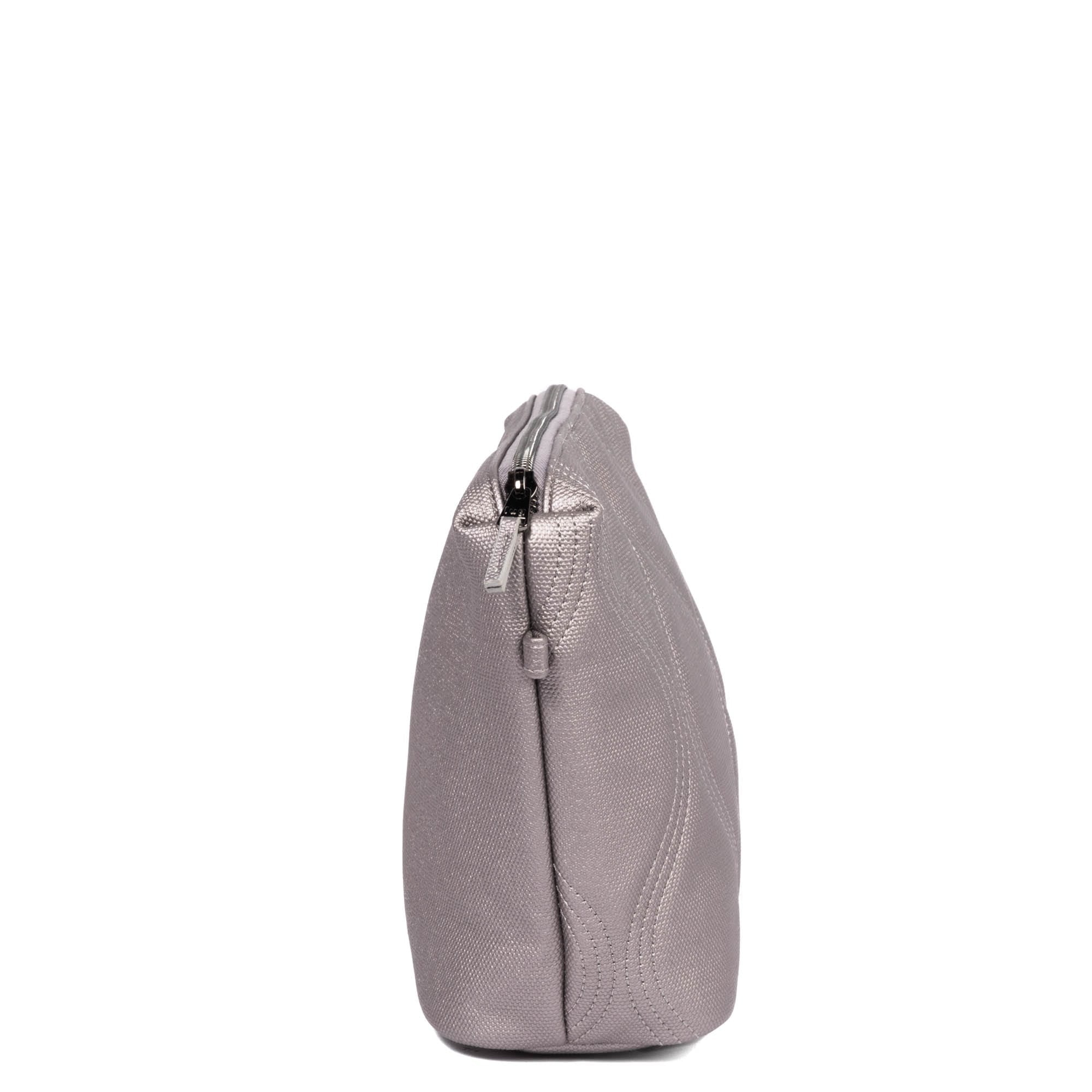 Volley Matte Luxe VL Pouch - METALLIC PEARL - VolleyPouchLVL_MetallicPearl_03