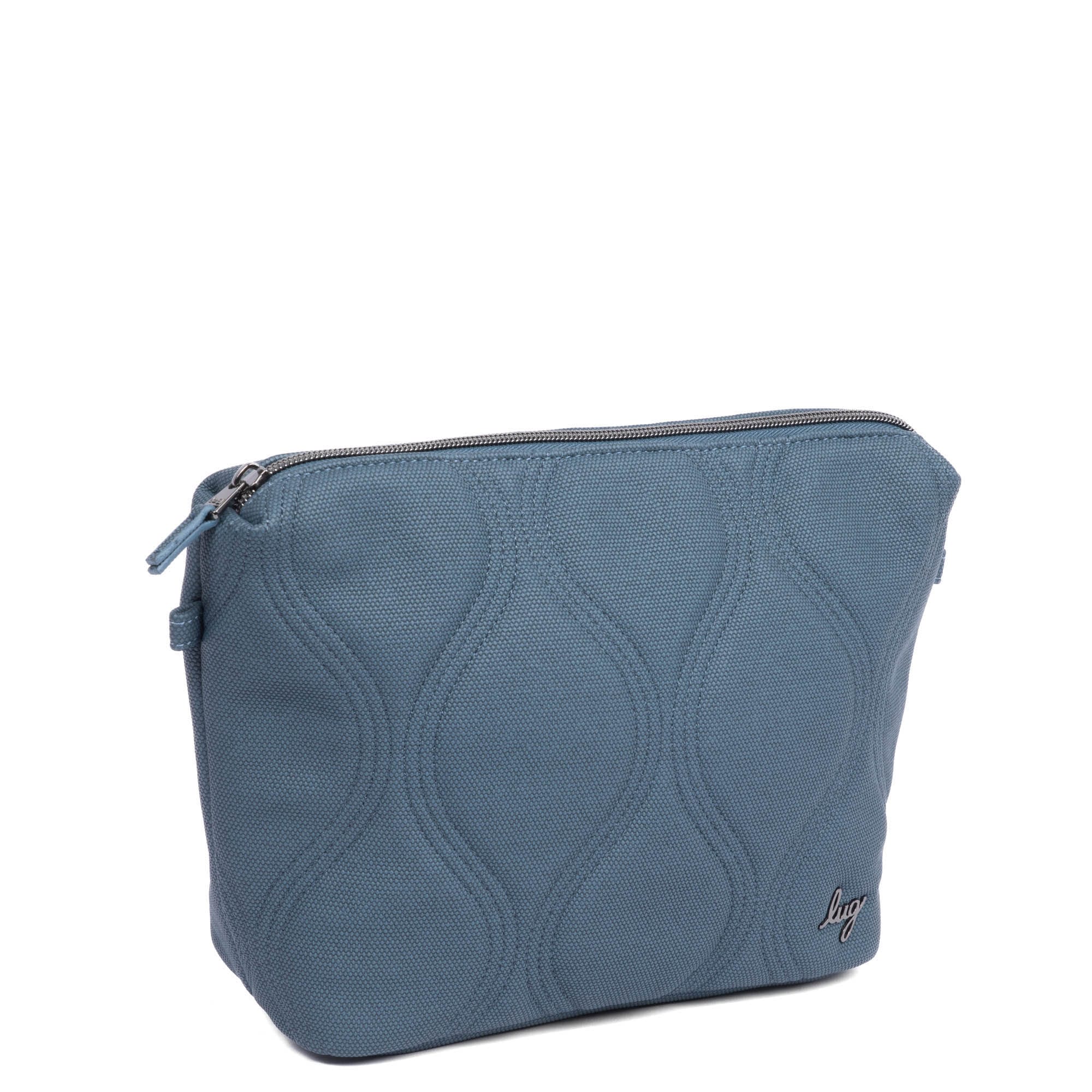 Volley Matte Luxe VL Pouch - SLATE BLUE - VolleyPouchLVL_Slate_02