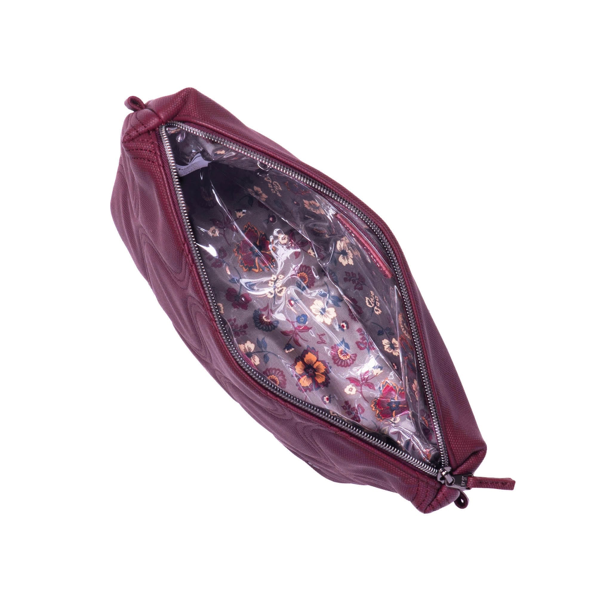 Volley Matte Luxe VL Pouch - WINE - VolleyPouchLVL_Wine_05