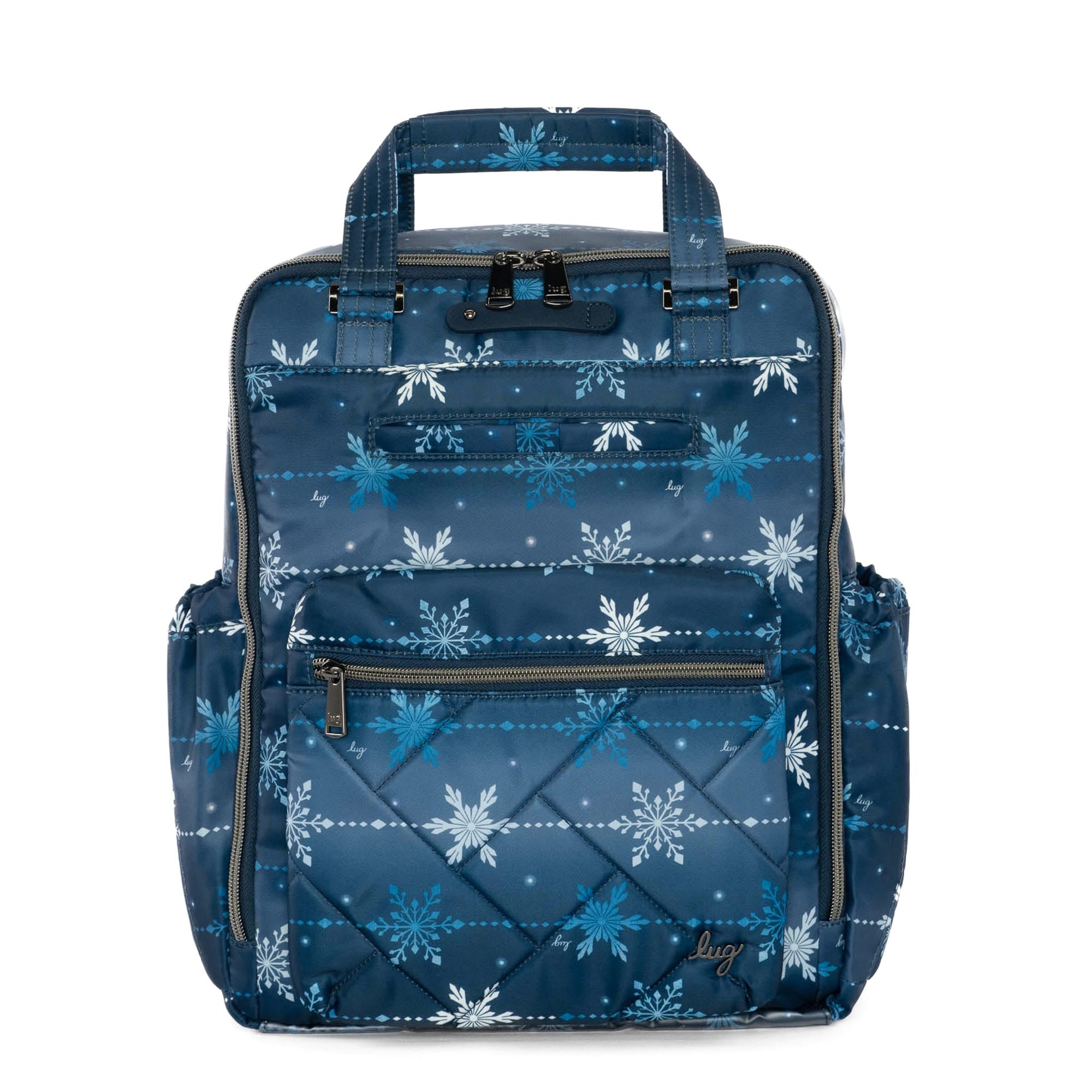 Voyager Backpack - SNOWFLAKE NAVY - Voyager_SnowflakeNavy_01