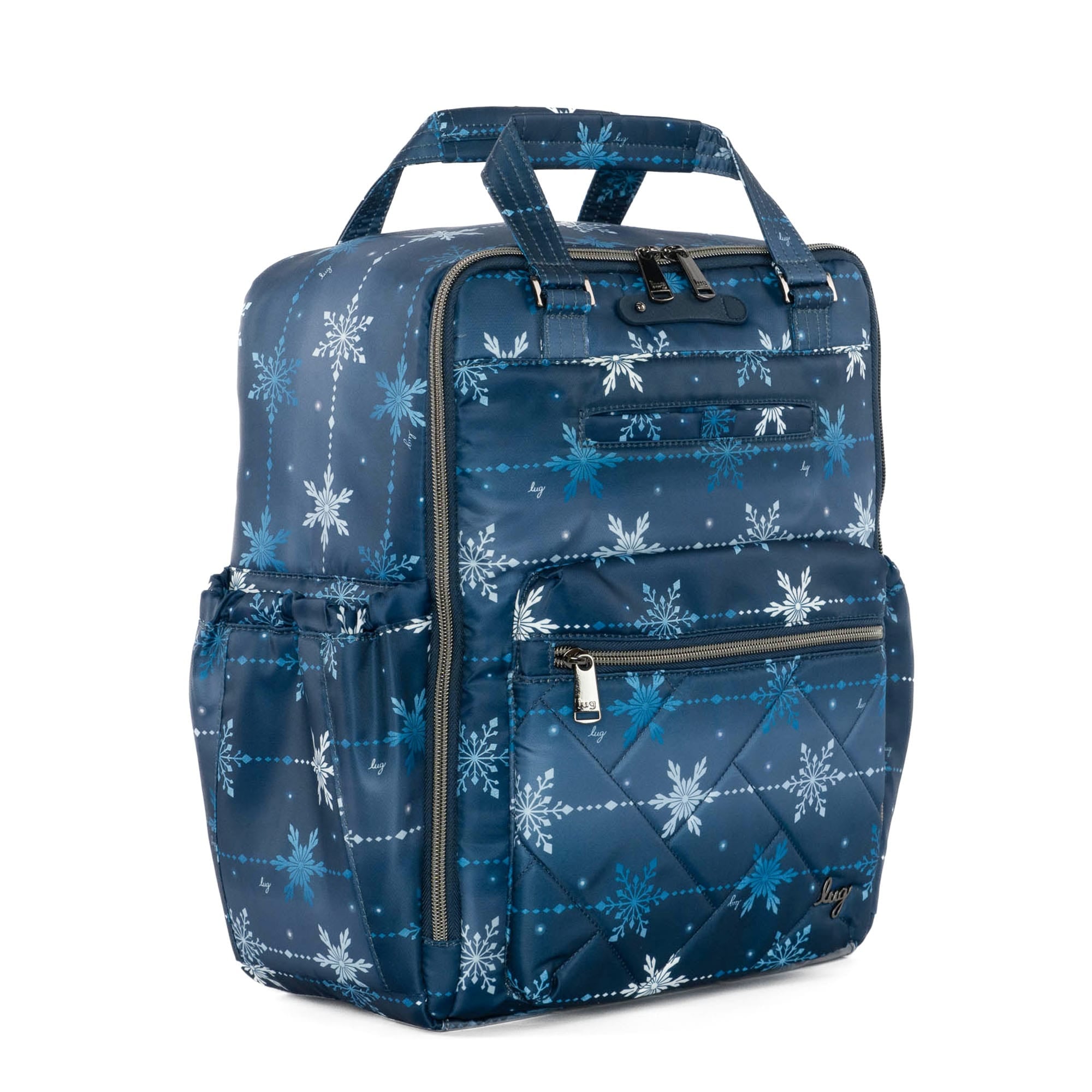 Voyager Backpack - SNOWFLAKE NAVY - Voyager_SnowflakeNavy_02