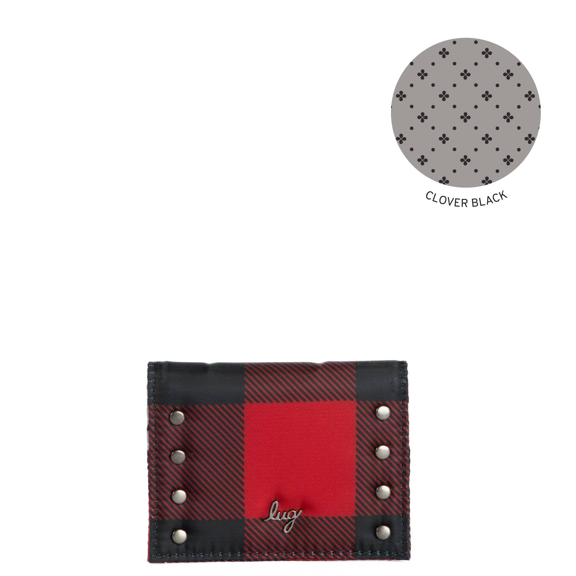 Walkover RFID Wallet - BUFFALO CHECK RED - WALKOVER_BUFFALO-CHECK-RED