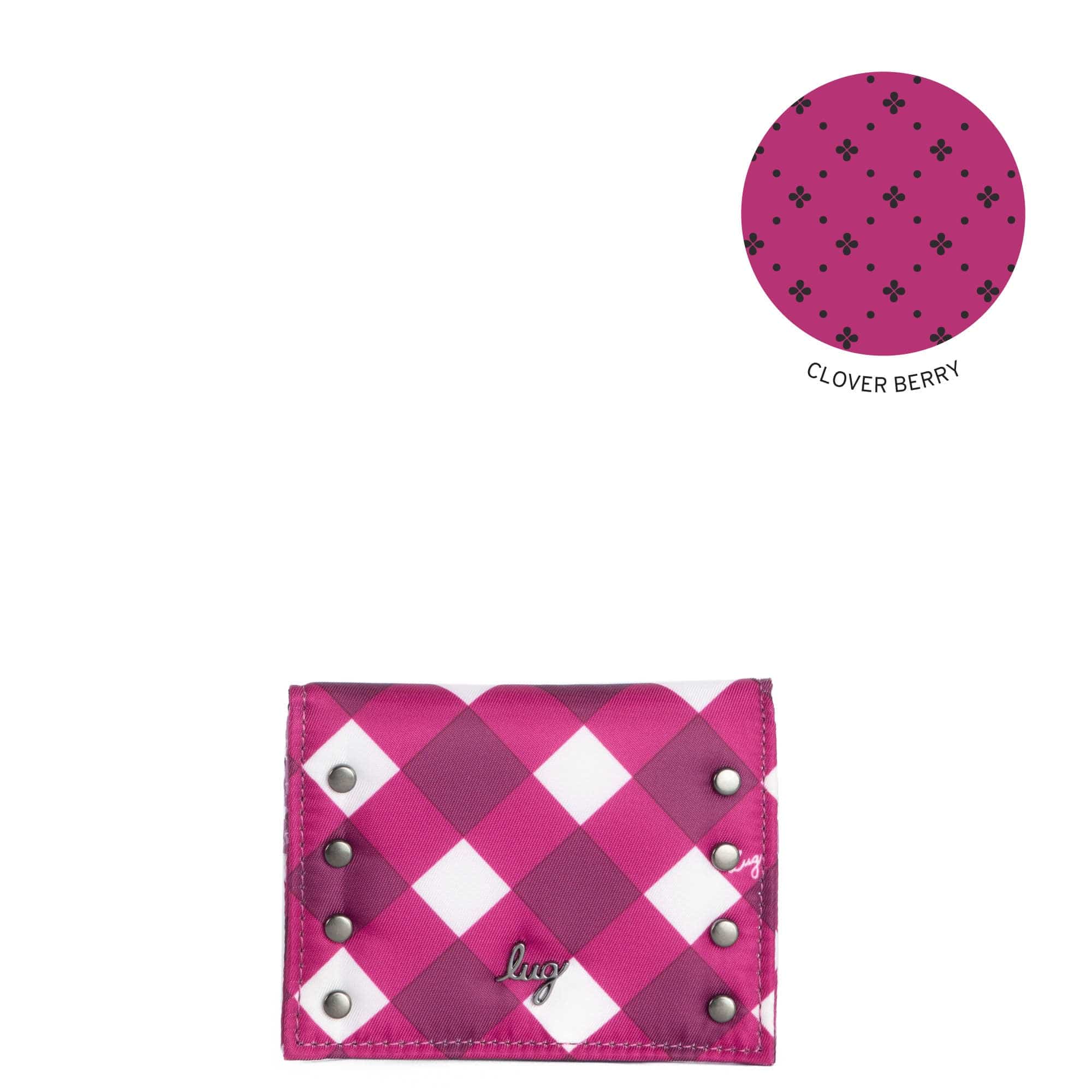 Walkover RFID Wallet - GINGHAM BERRY - WALKOVER_GINGHAM-BERRY
