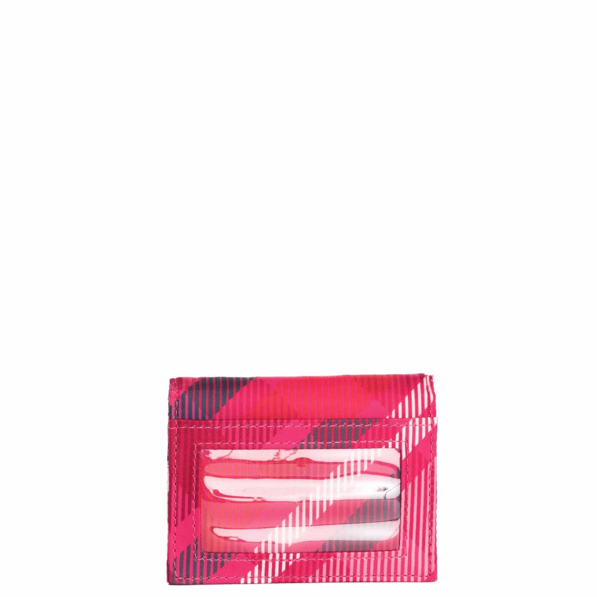 Walkover RFID Wallet - BERRY PLAID - Walkover_BerryPlaid_04