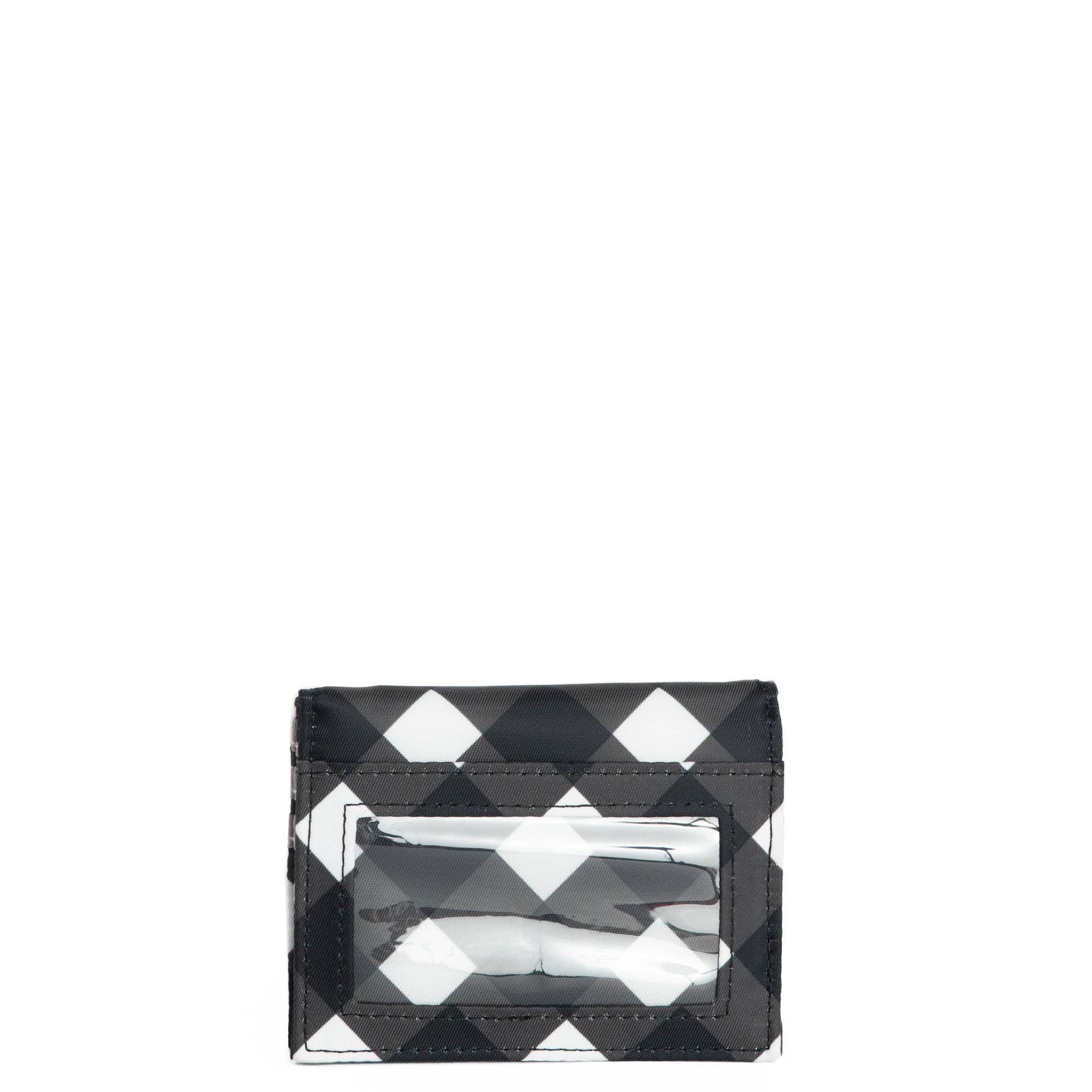 Walkover RFID Wallet - GINGHAM BLACK - Walkover_GinghamBlack_04