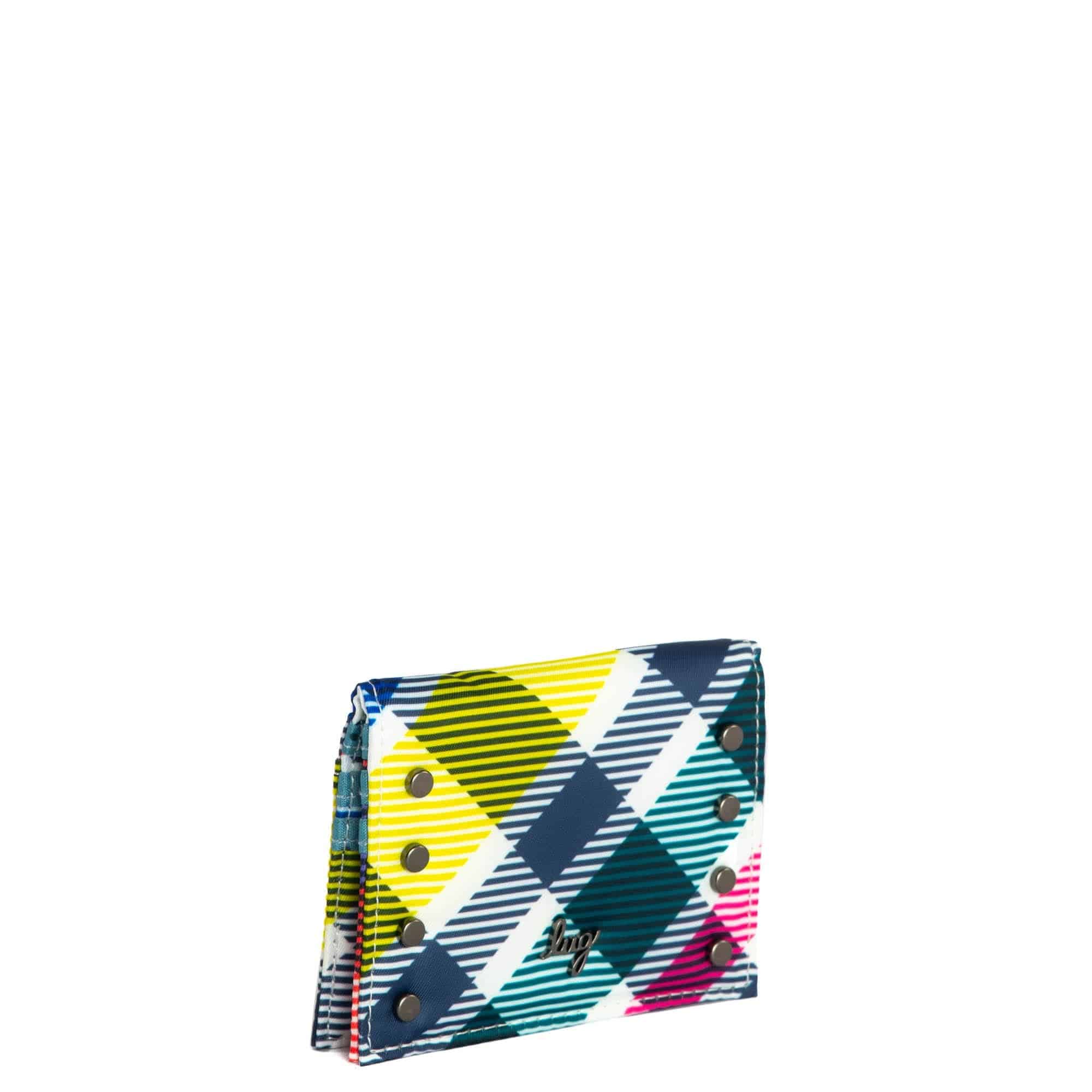 Walkover RFID Wallet - PLAYFUL PLAID - Walkover_PlayfulPlaid_02