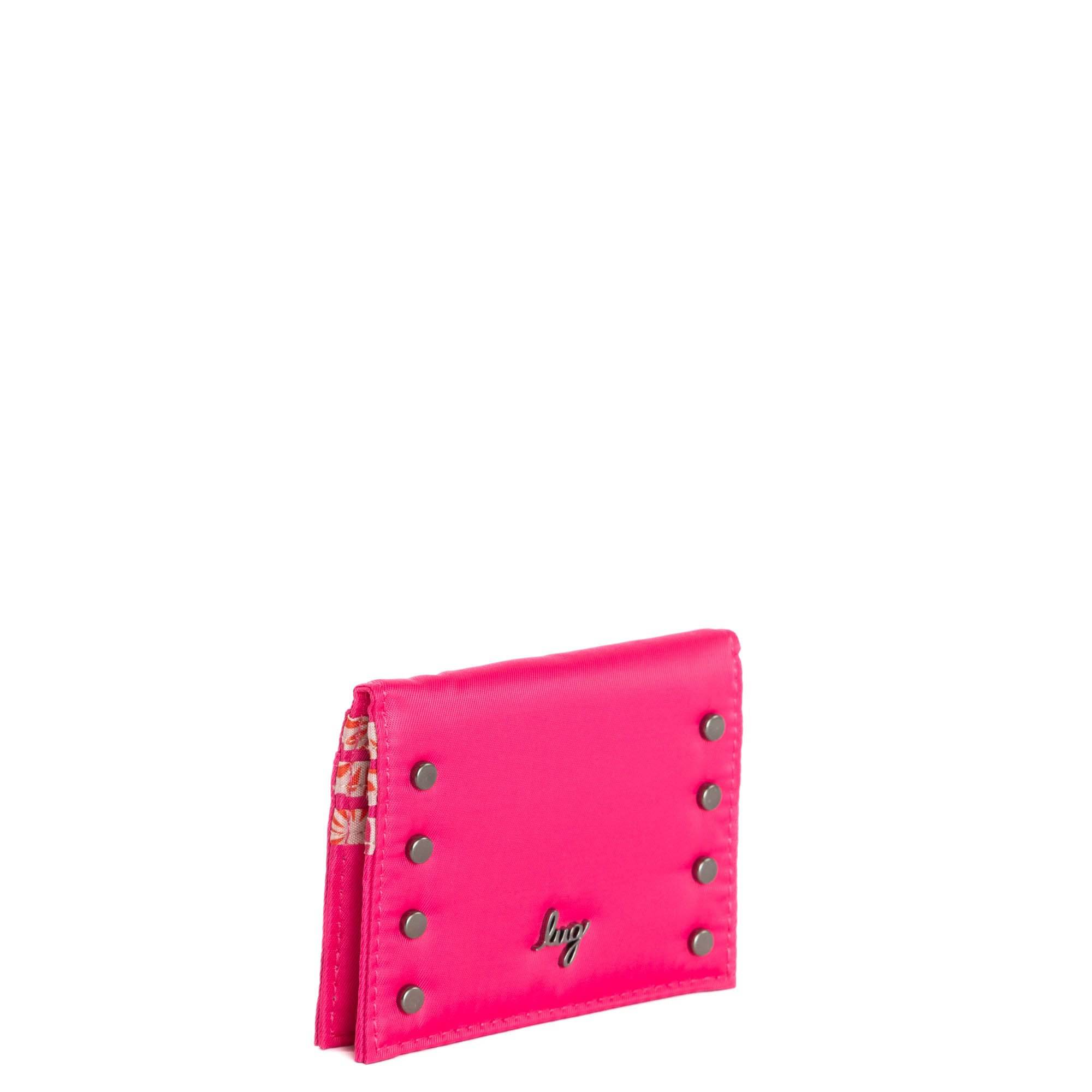 Walkover RFID Wallet - ROSETTE PINK - Walkover_RosettePink_02