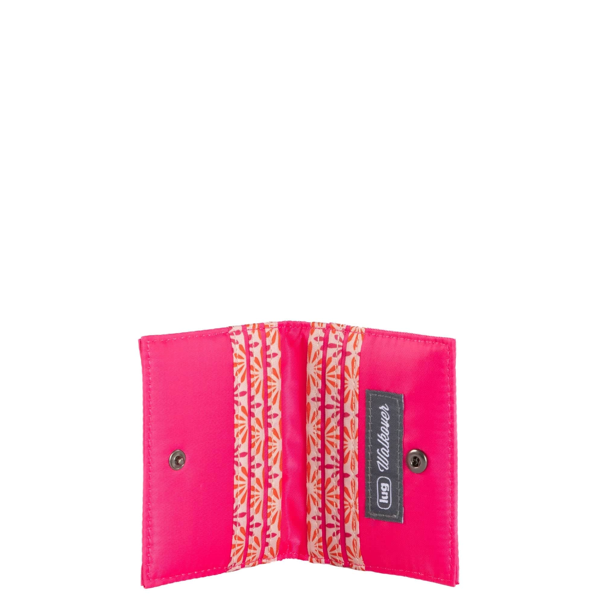 Walkover RFID Wallet - ROSETTE PINK - Walkover_RosettePink_05