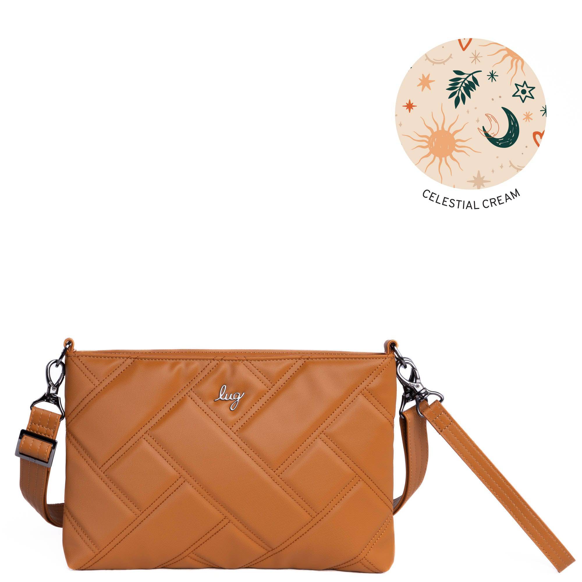 Waltz Satin Luxe VL Crossbody Bag - CAPPUCCINO - Waltz_Cappuccino