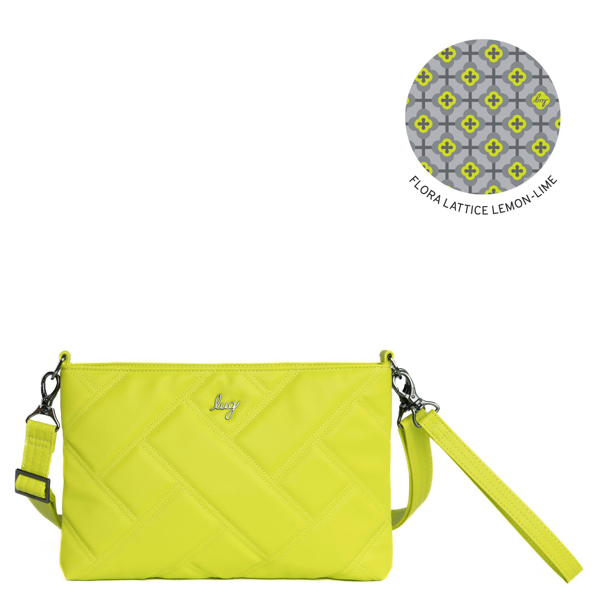 Waltz Satin Luxe VL Crossbody Bag - LEMON LIME - Waltz_LemonLime