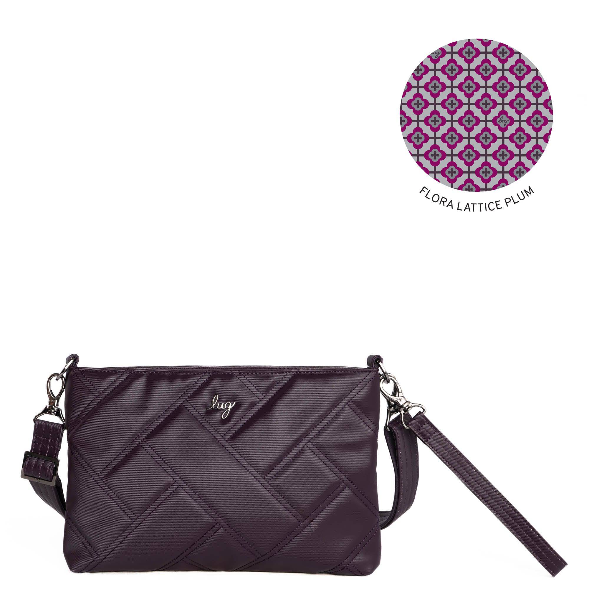 Waltz Satin Luxe VL Crossbody Bag - PLUM - Waltz_Plum
