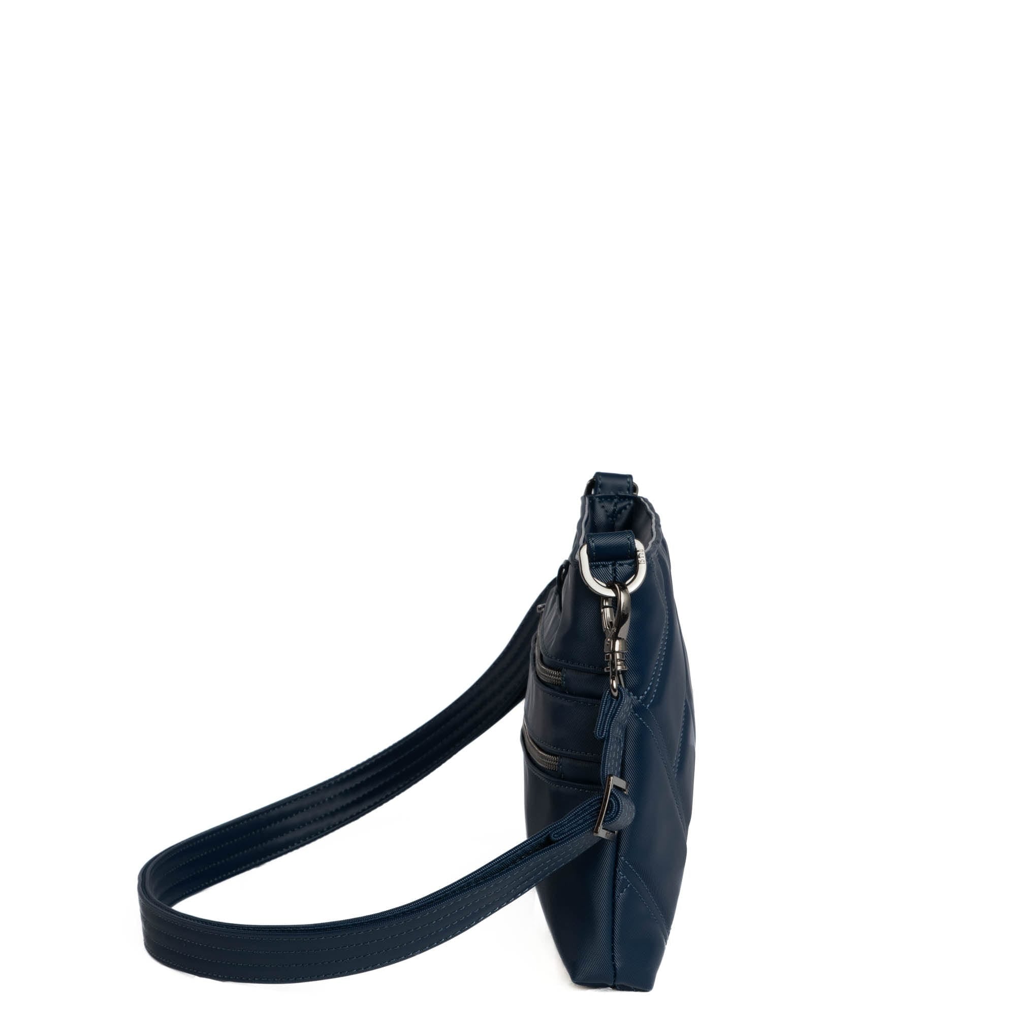 Waltz Satin Luxe VL Crossbody Bag - INDIGO - Waltz_SatinLuxe_Indigo_03