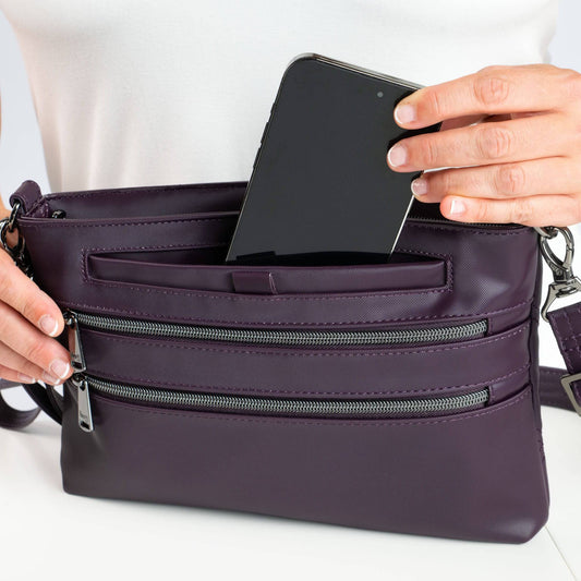 Waltz Satin Luxe VL Crossbody Bag - - Waltz_SatinLuxe_Lifestyle_02