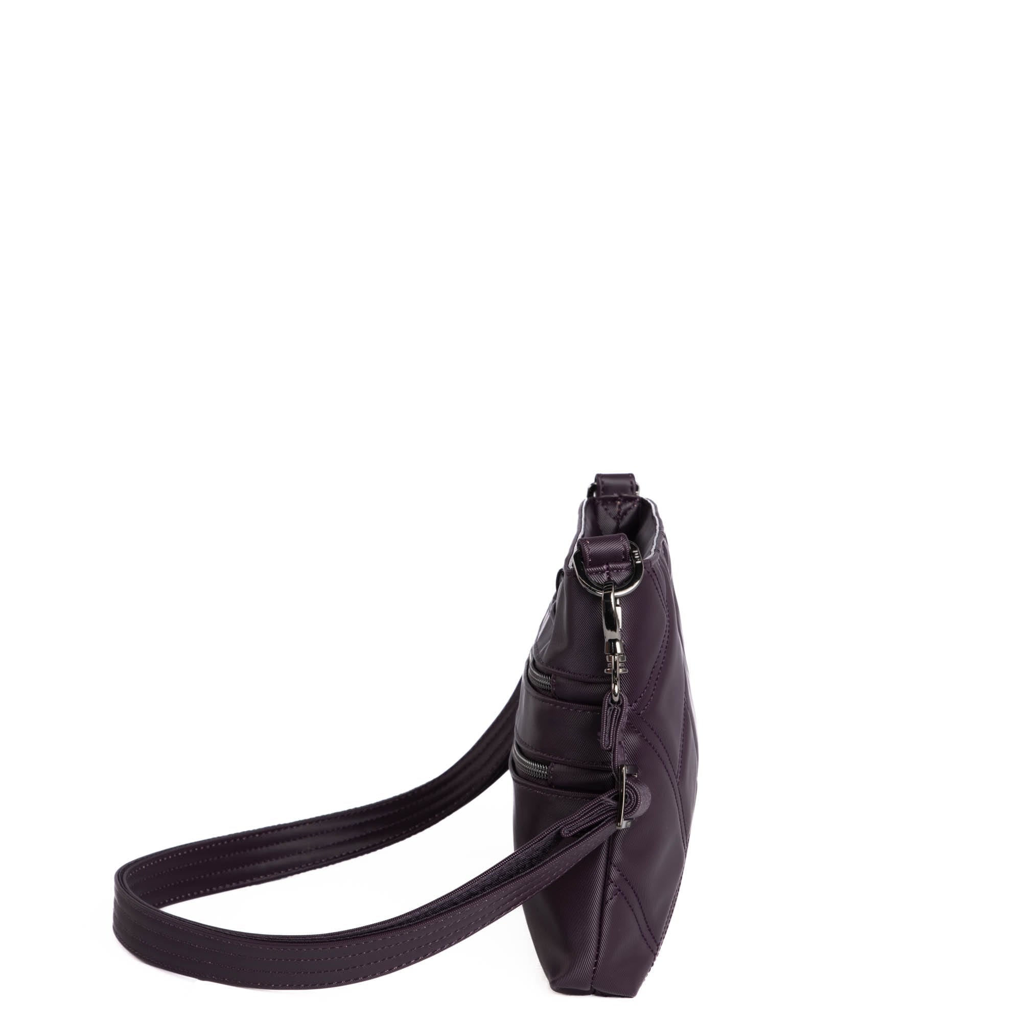 Waltz Satin Luxe VL Crossbody Bag - PLUM - Waltz_SatinLuxe_Plum_03