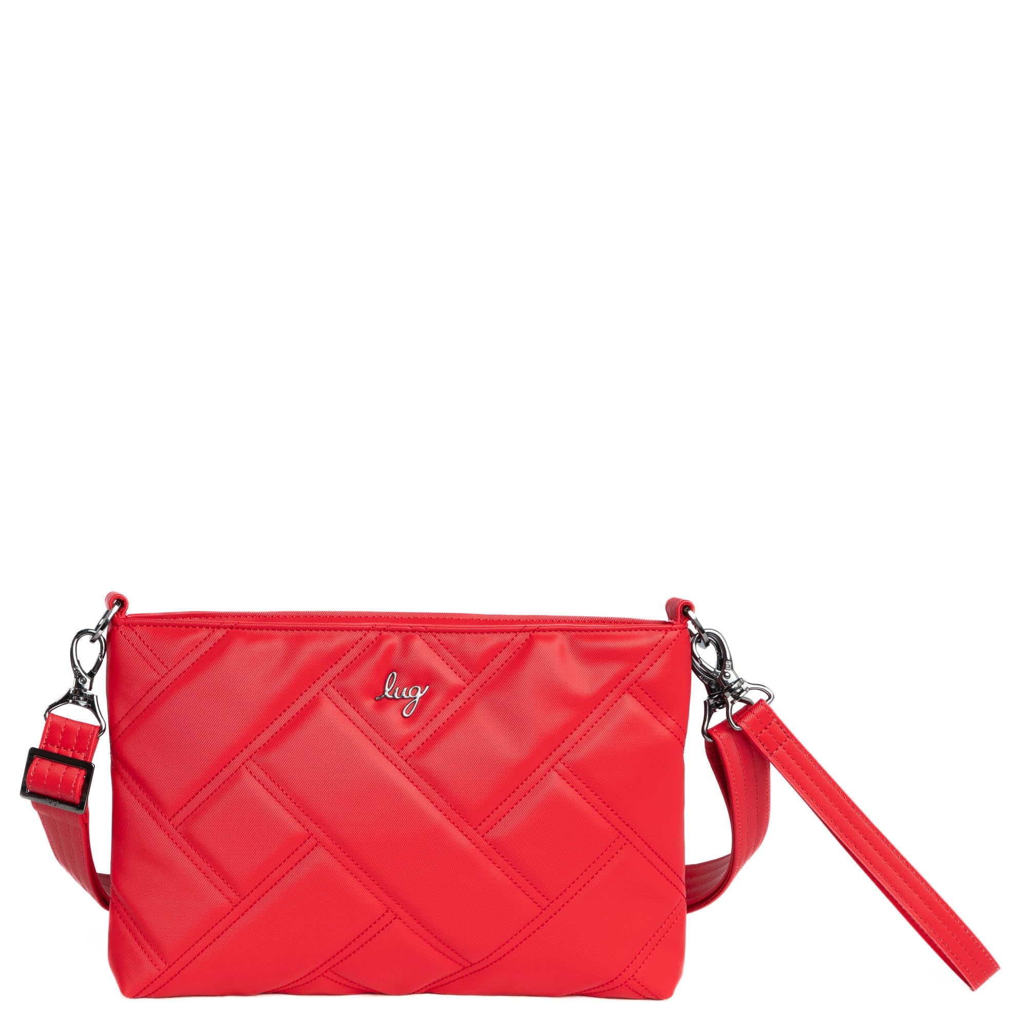 Waltz Satin Luxe VL Crossbody Bag - - Waltz_SatinLuxe_PoppyRed_01