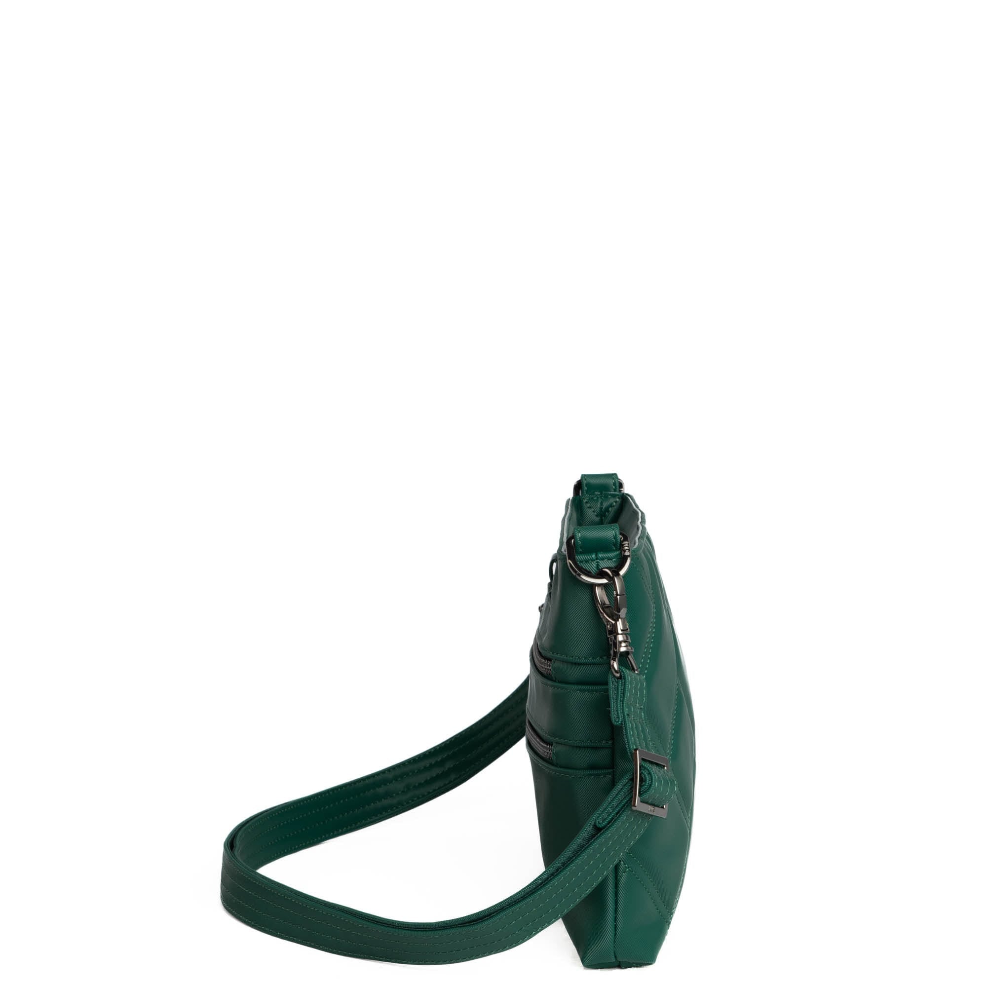Waltz Satin Luxe VL Crossbody Bag - WICKEDLY GREEN - Waltz_SatinLuxe_WickedlyGreen_03