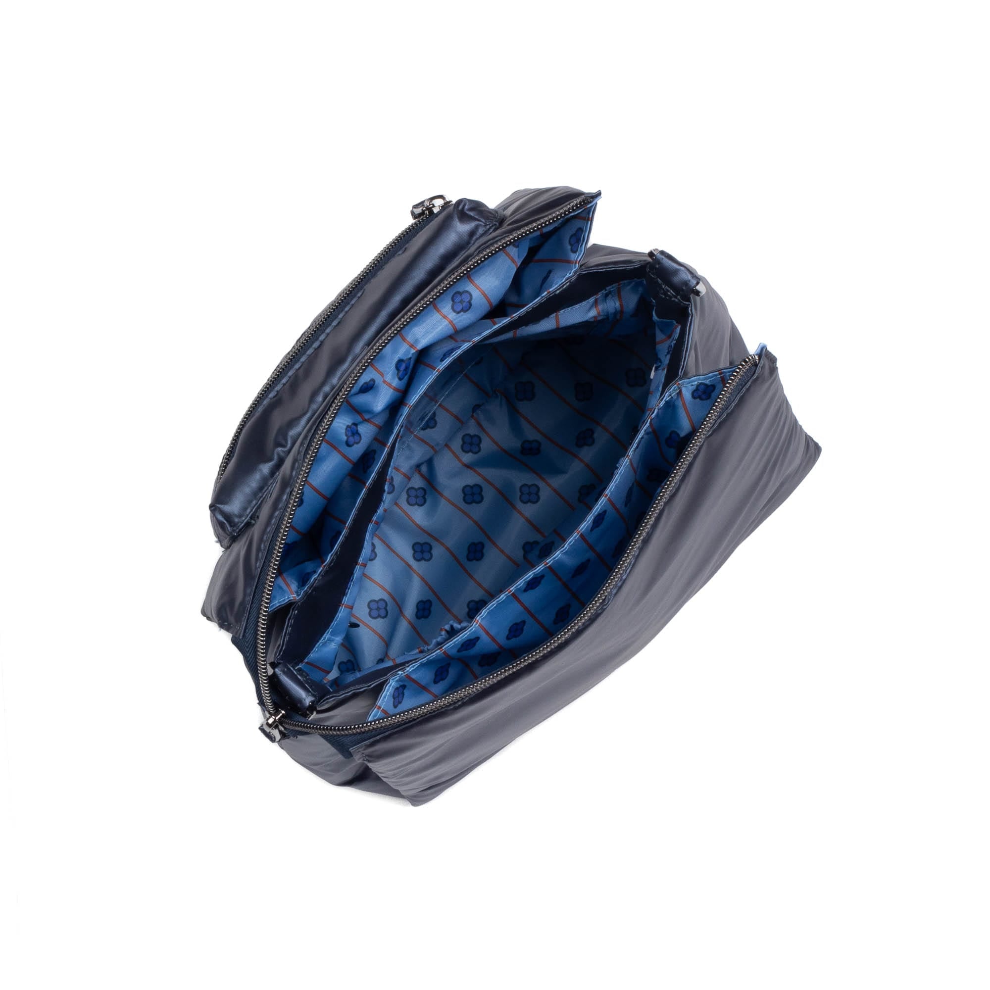 Wander Crossbody Bag - METALLIC INDIGO - Wander_MetallicIndigo_052